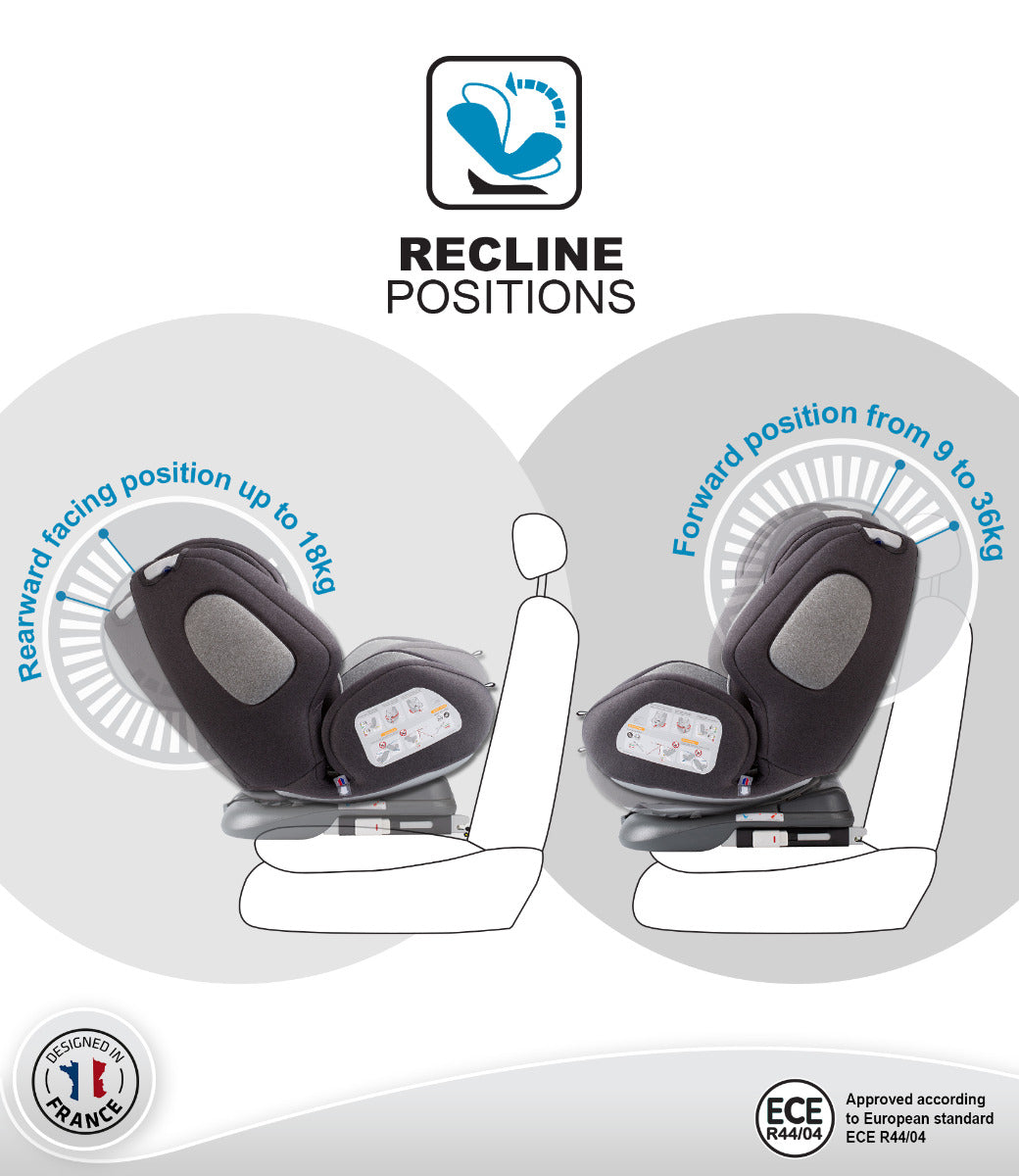 Nania One360 Degree Rotation Convertible Car Seat with Isofix Nania Yallatoys