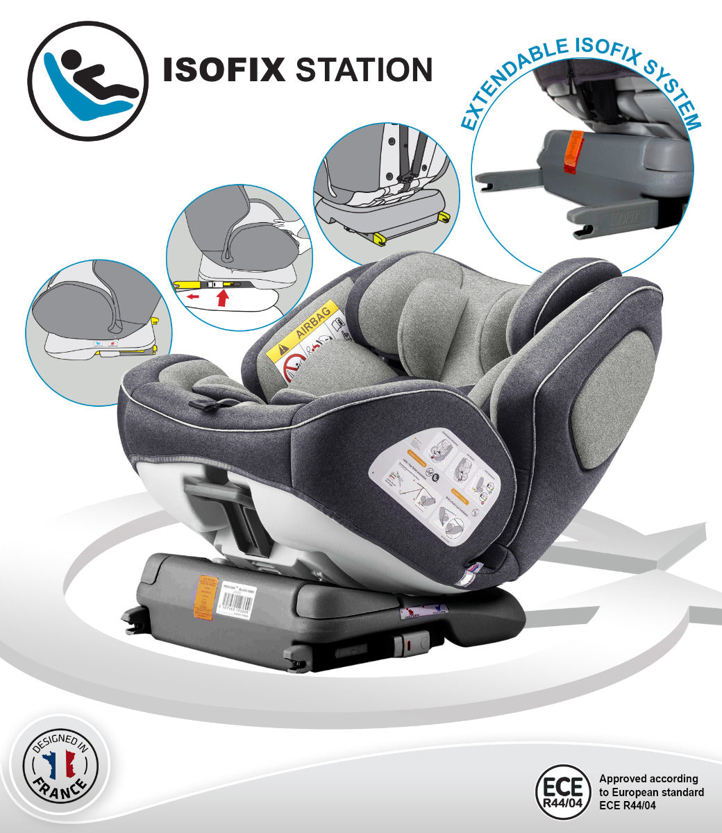 Nania One360 Degree Rotation Convertible Car Seat with Isofix Nania Yallatoys