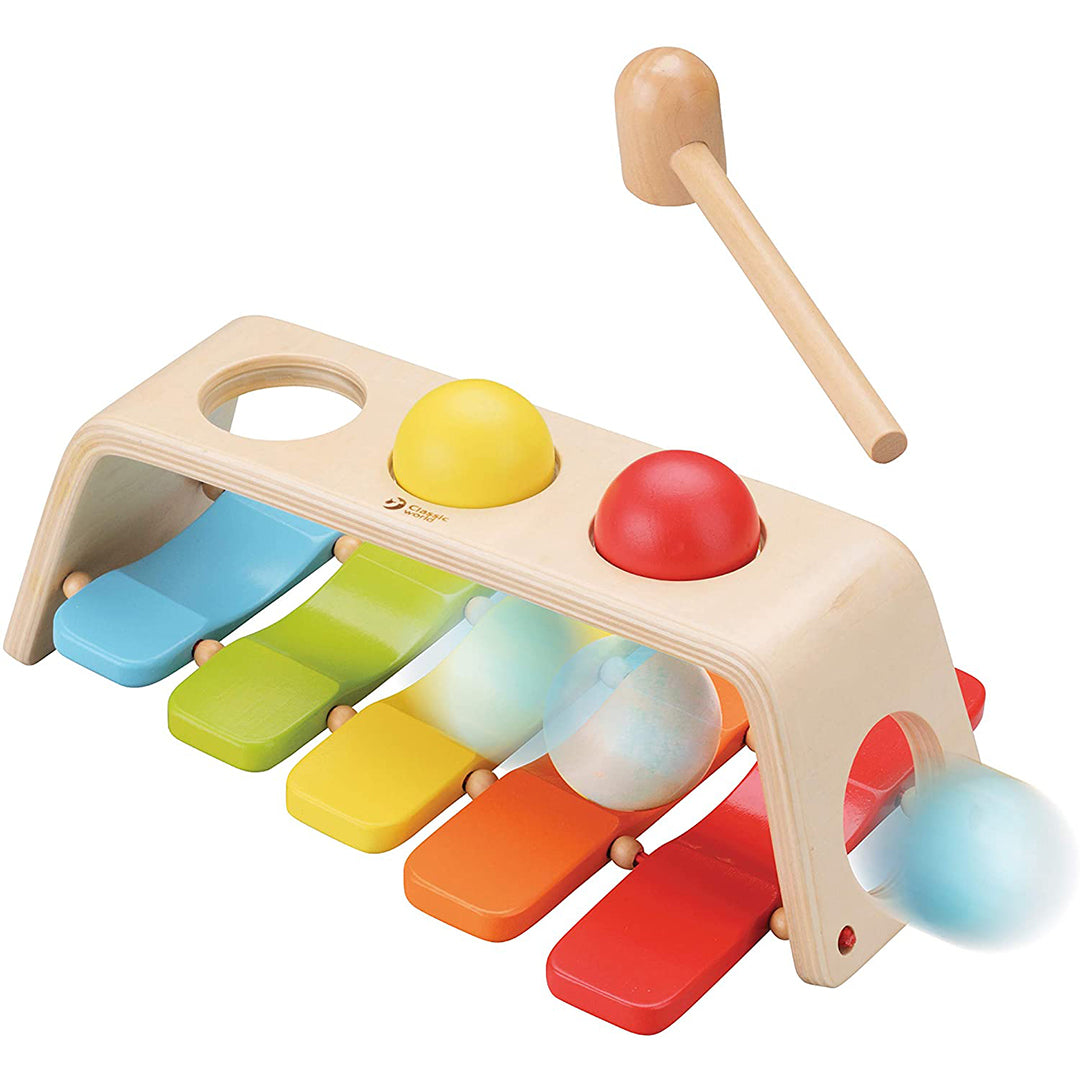 Buy Classic World 2 In 1 Pound & Tap Bench | Yallatoys.com