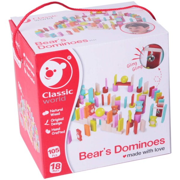 Buy Classic World Bear`S Dominos | Yallatoys.com
