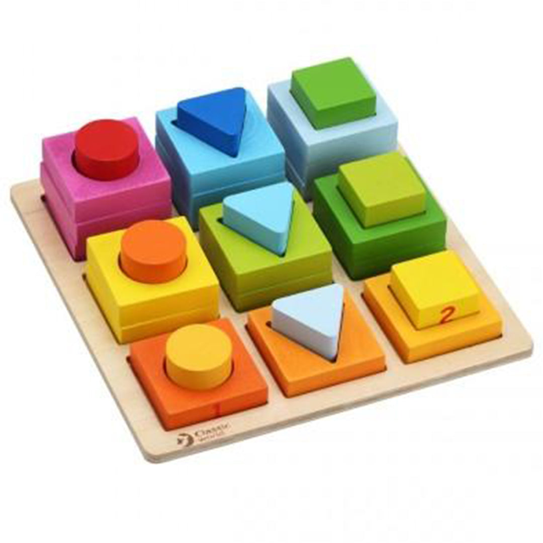 Buy Classic World Geometric Blocks | Yallatoys.com