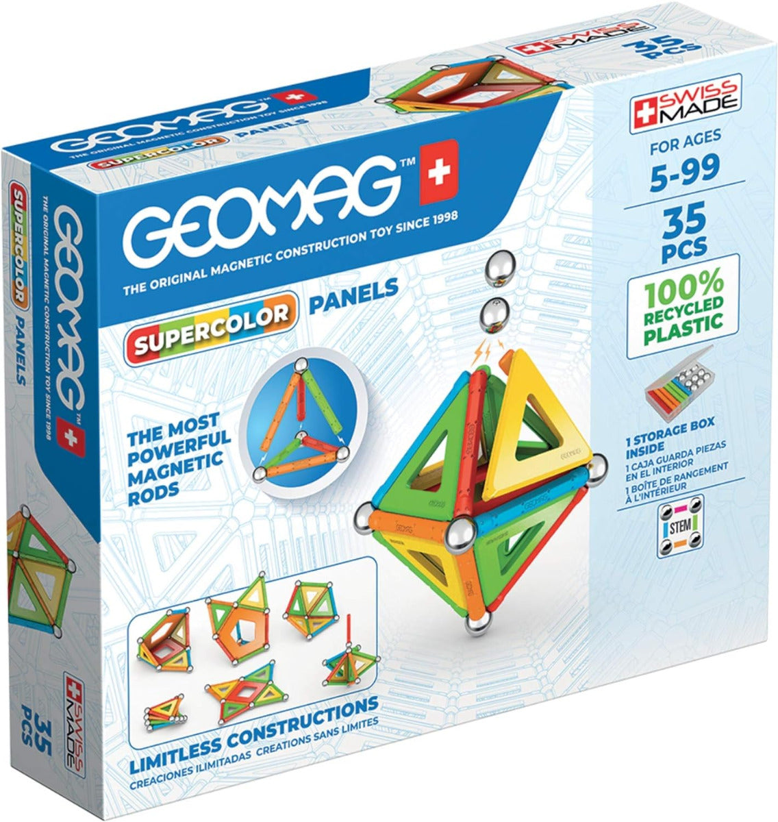 35 Piece Magnetic Building Set
