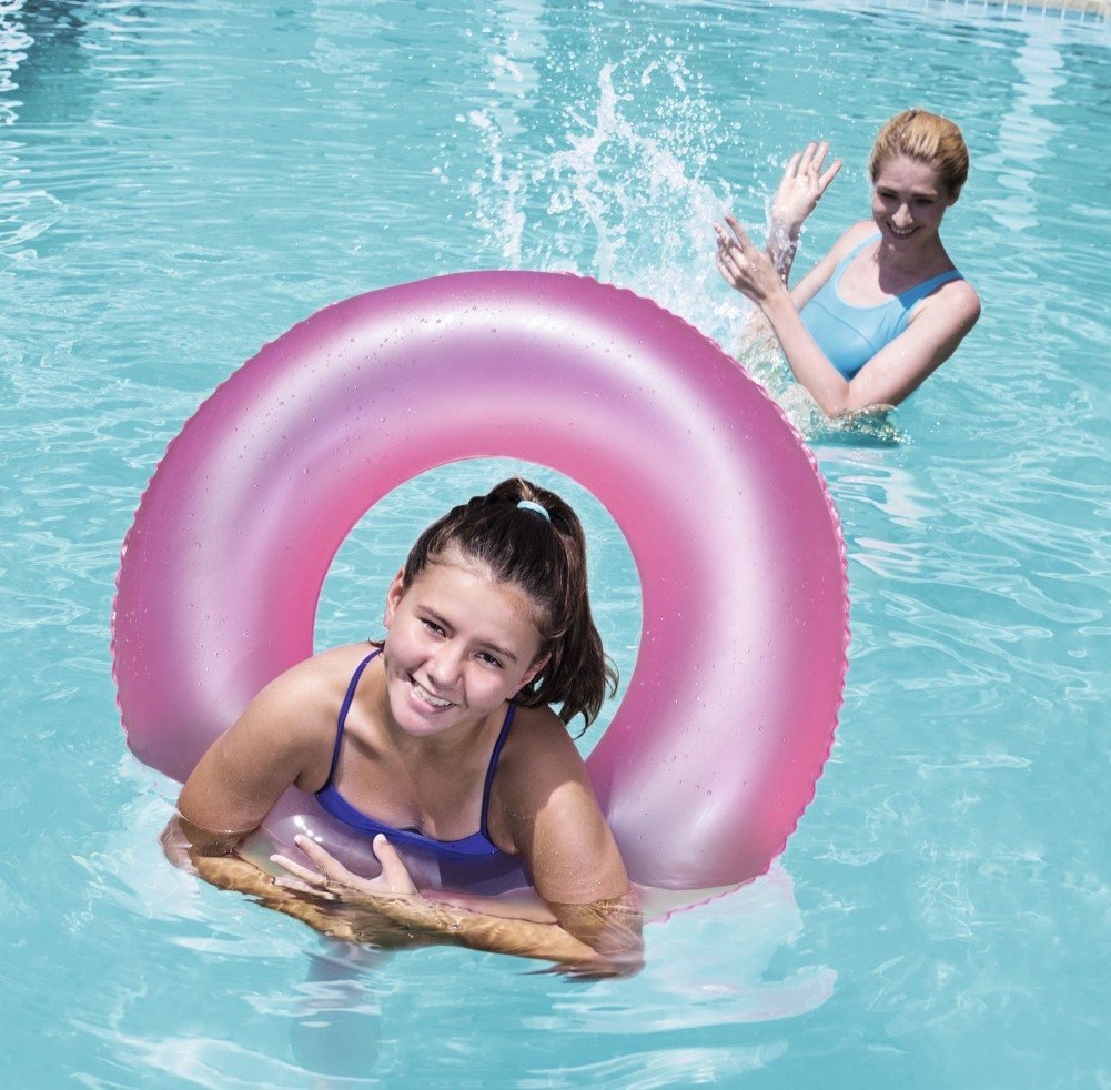 Buy Frosted Neon Swim Ring (Sold Separately Subject to availability) | Yallatoys.com
