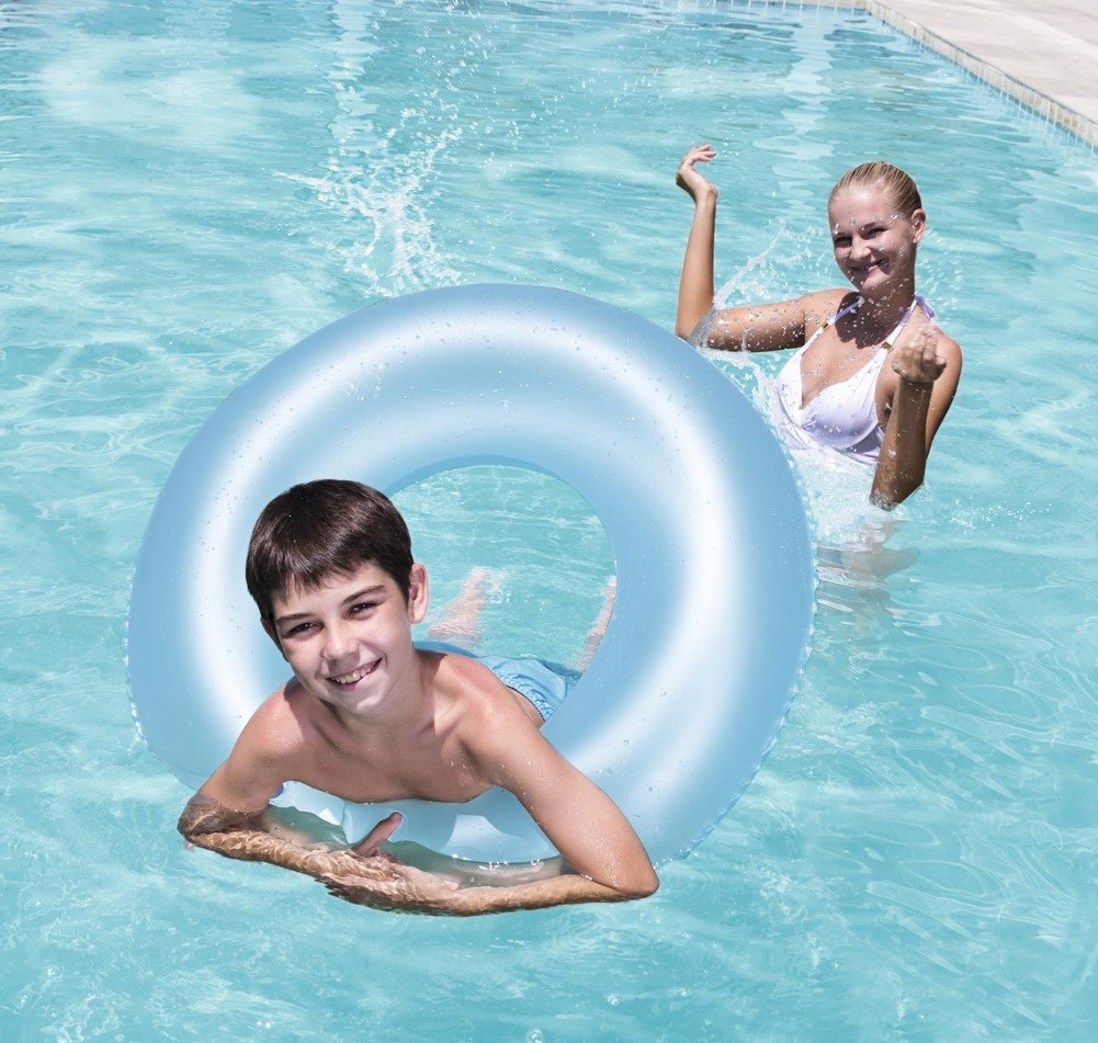 Buy Frosted Neon Swim Ring (Sold Separately Subject to availability) | Yallatoys.com