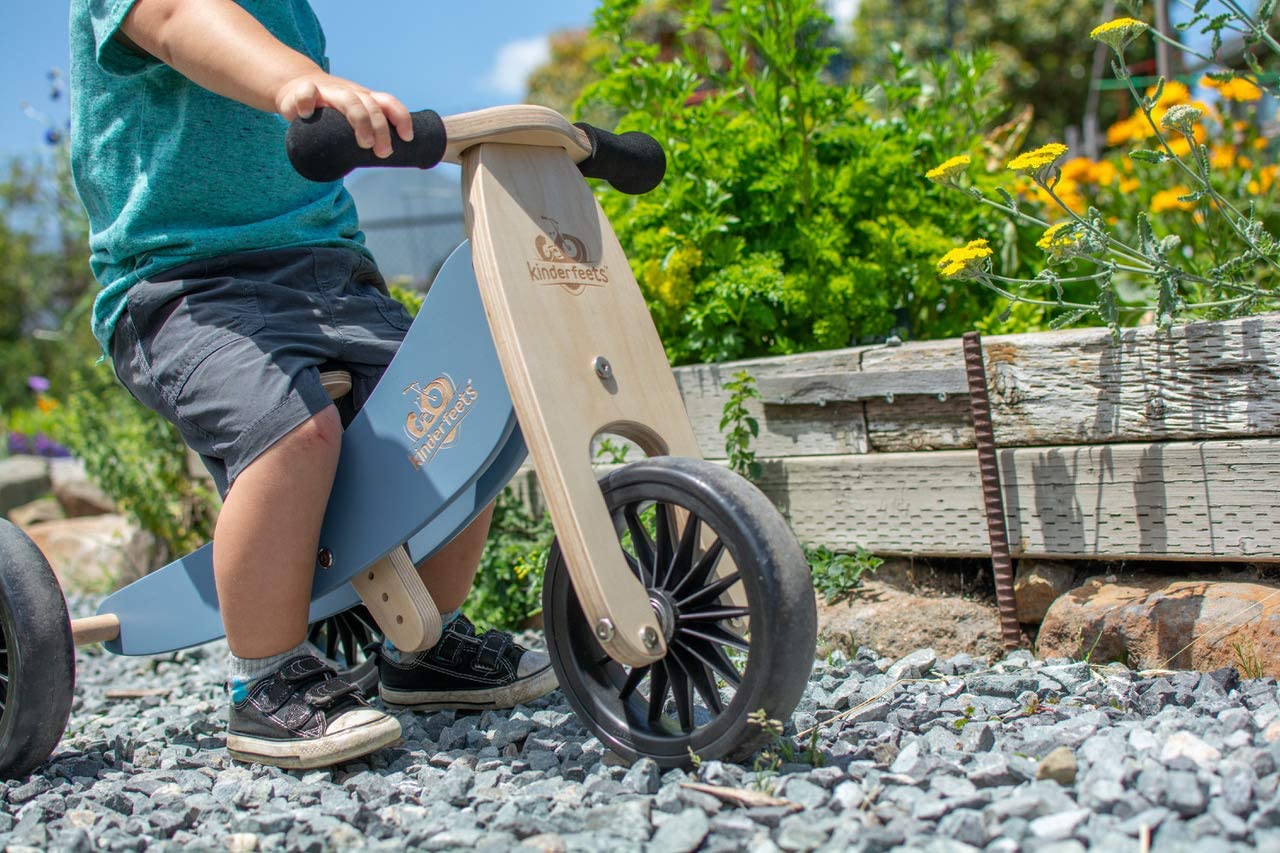Buy Kinderfeets 2 in 1 Tiny Tot Tricycle & Balance Bike Slate Blue | Yallatoys.com