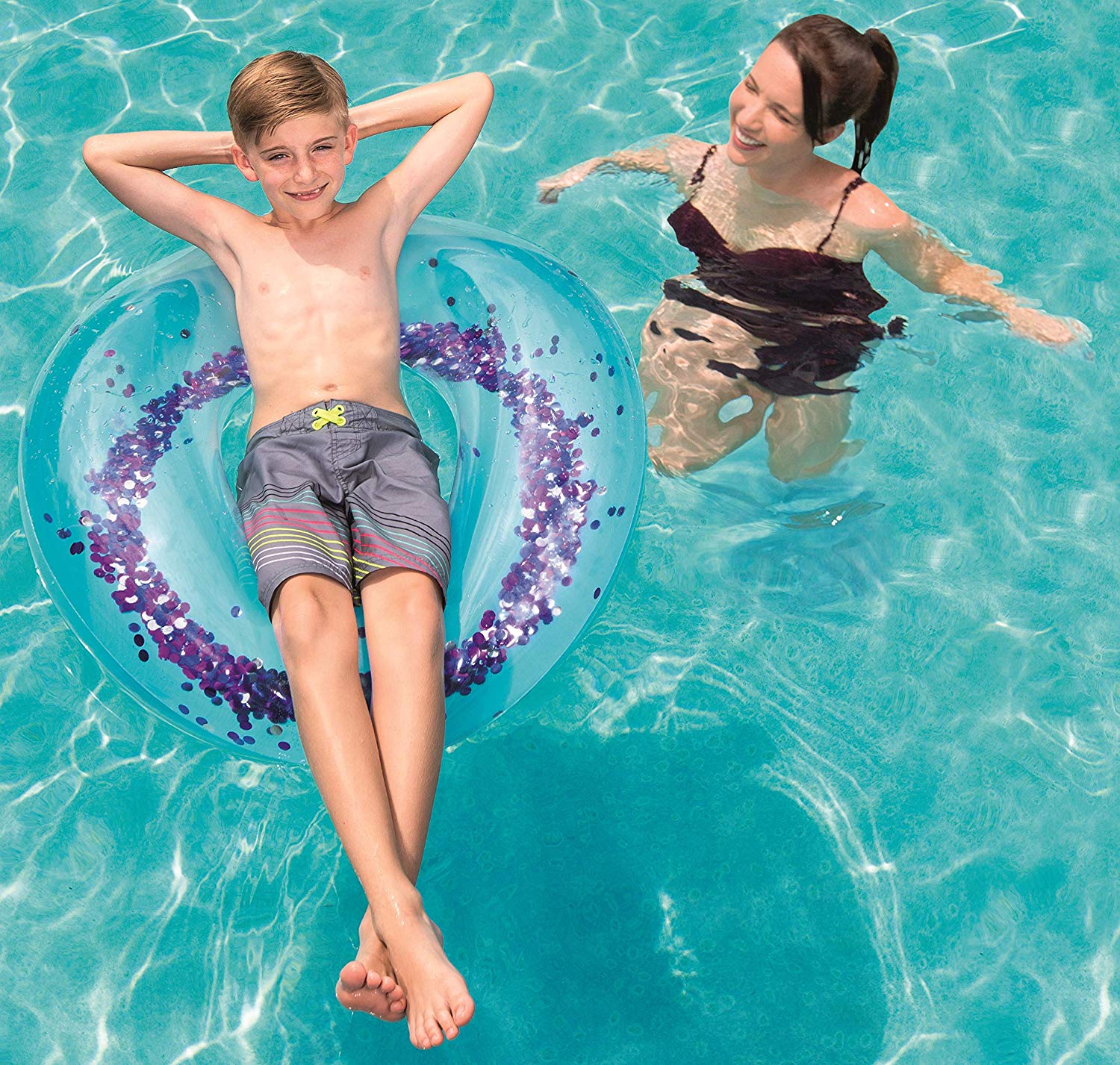 Buy Bestway Glitter Fusion 91cm Swim Ring | Yallatoys.com