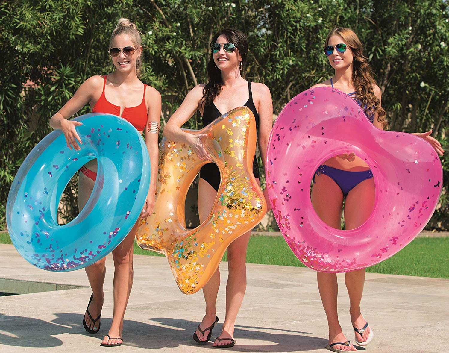 Buy Bestway Glitter Fusion 91cm Swim Ring | Yallatoys.com
