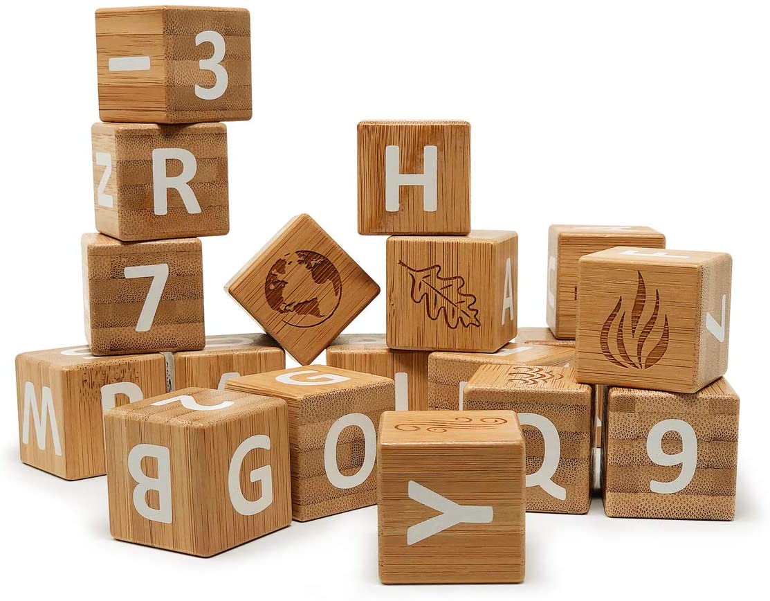 Buy Kinderfeets ABC Blocks Wooden Toy Blocks | Yallatoys.com