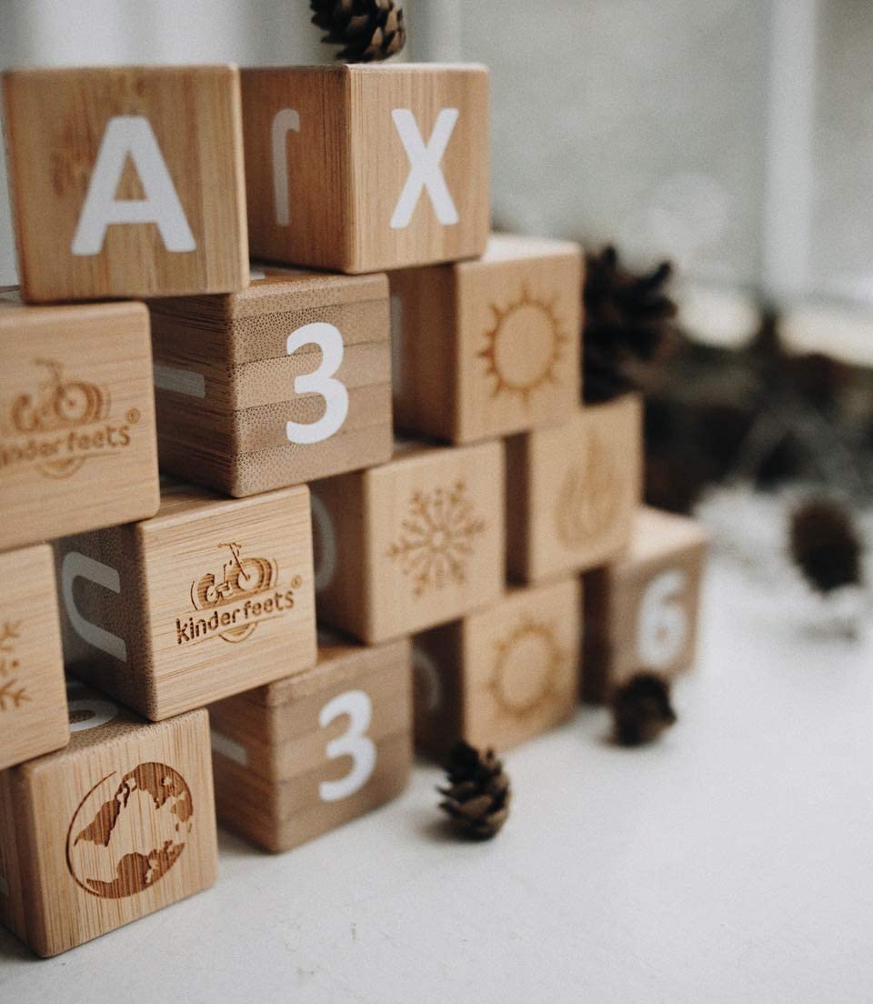 Buy Kinderfeets ABC Blocks Wooden Toy Blocks | Yallatoys.com