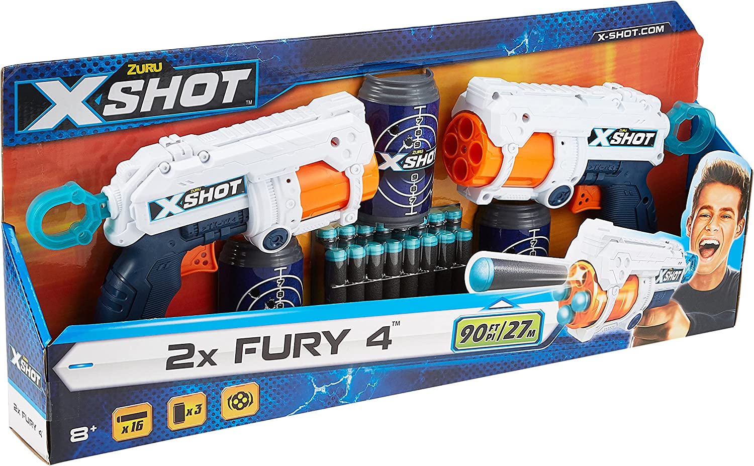 Buy X-Shot Zuru Excel Fury 2piece Pack | Yallatoys.com