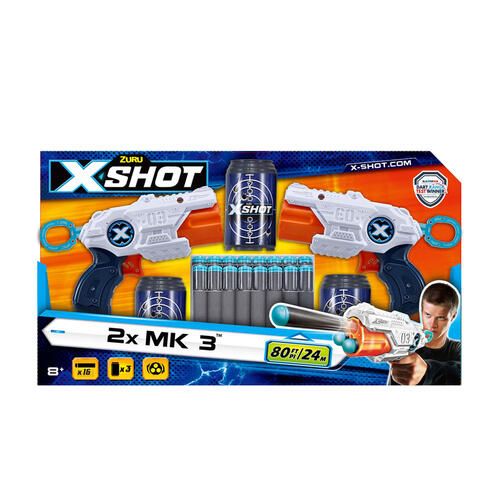 Buy X-Shot MK 3 Double 2 Pack Blasters | Yallatoys.com