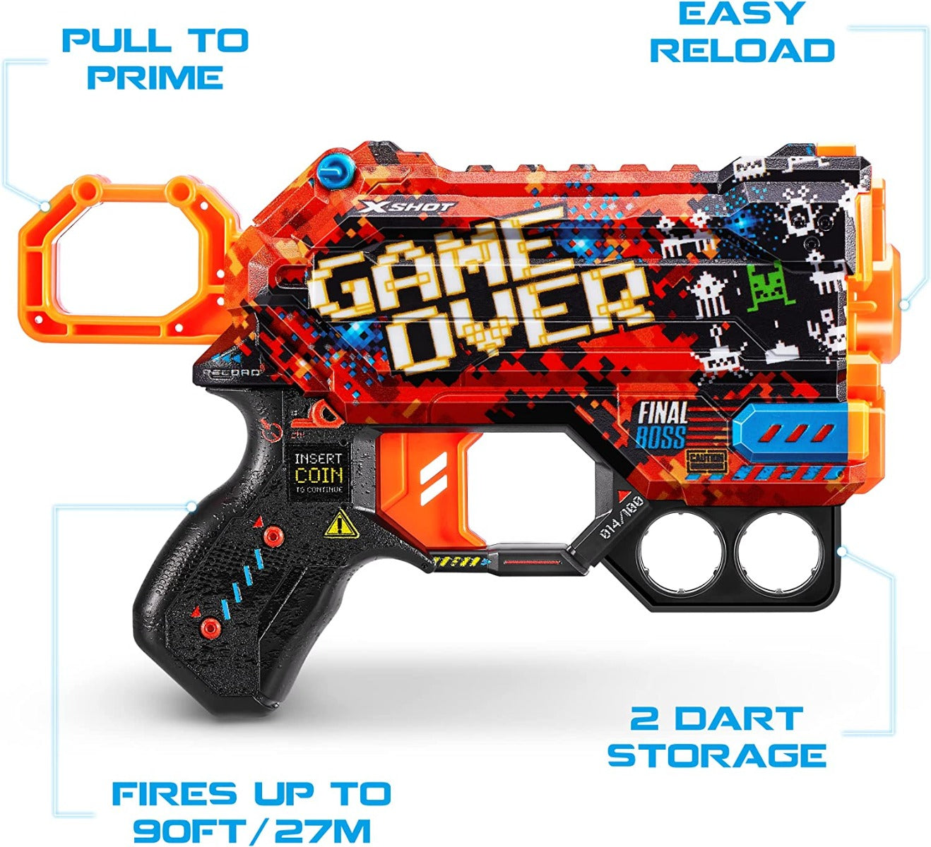 Buy X Shot Mix Combo Pack with 2piece Dread and 2piece Menace & 48 Darts | Yallatoys.com