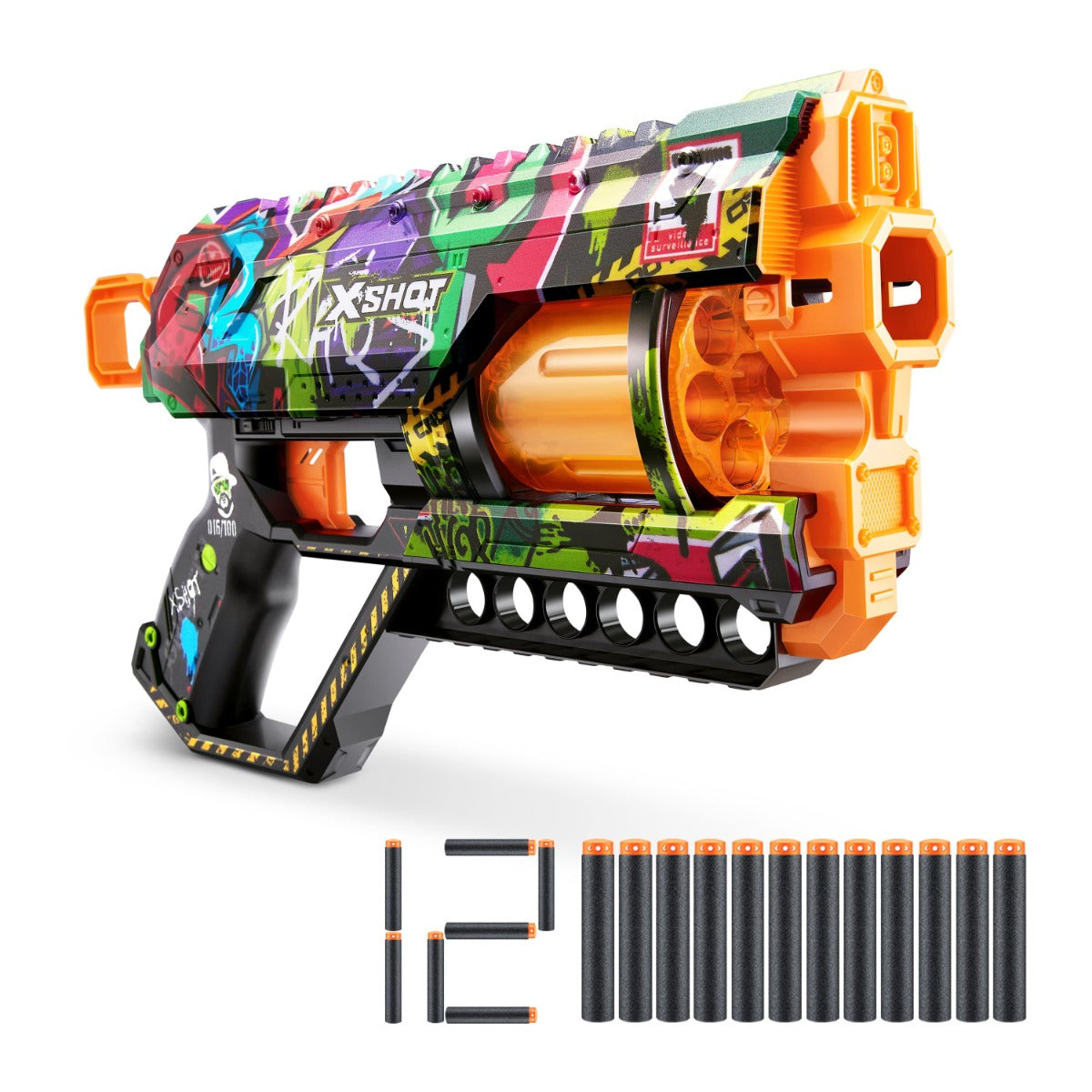 Buy X Shot Skins Griefer with 12 Darts Shooter (Sold Separately Subject to Availability) | Yallatoys.com