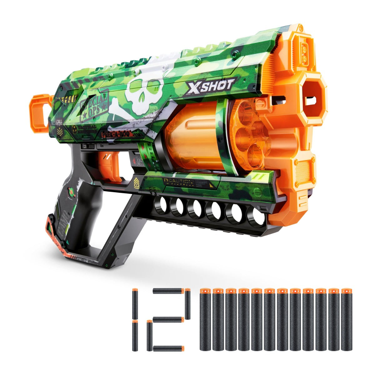 Buy X Shot Skins Griefer with 12 Darts Shooter (Sold Separately Subject to Availability) | Yallatoys.com