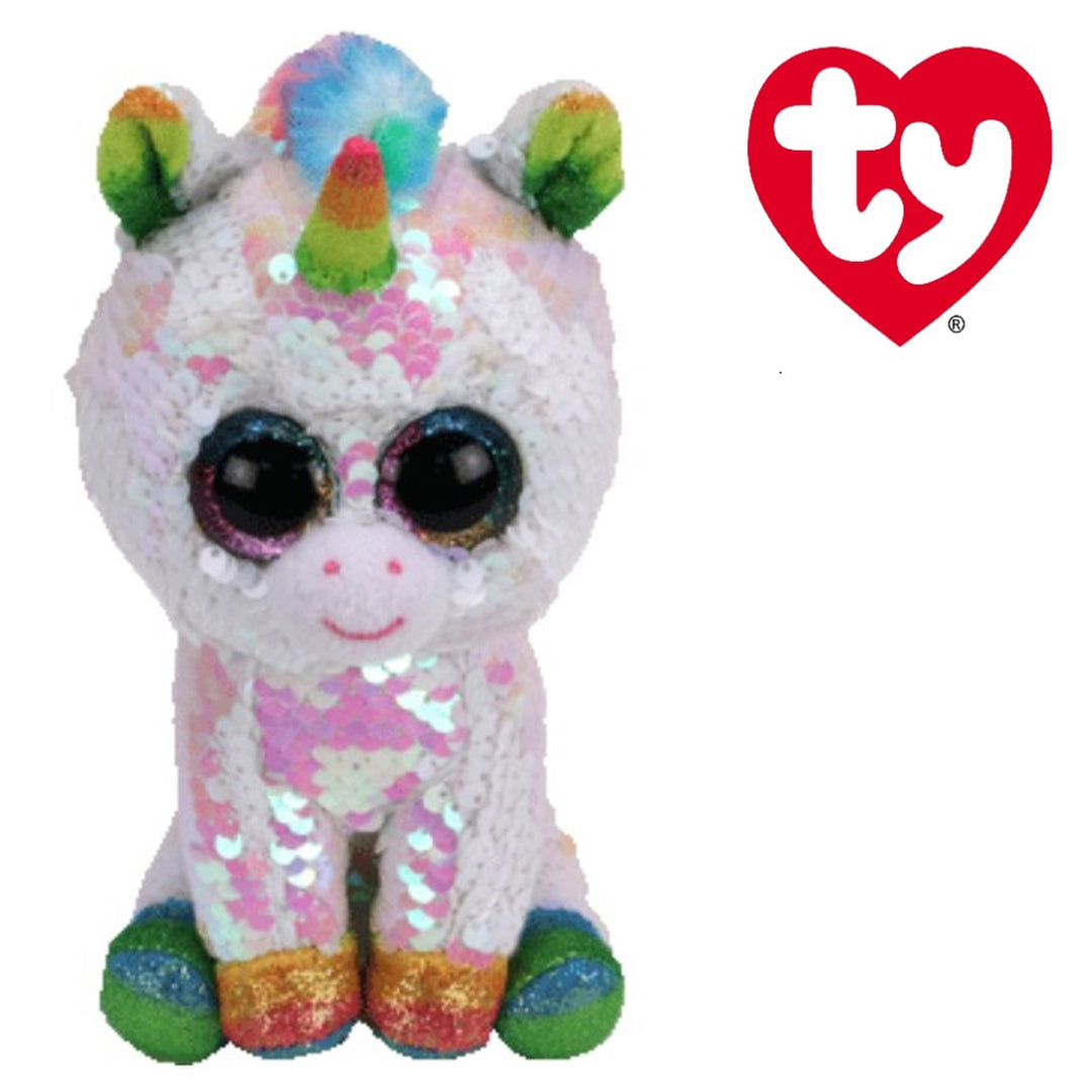 Buy TY Boos Flippable Unicorn Pixy White | Yallatoys.com