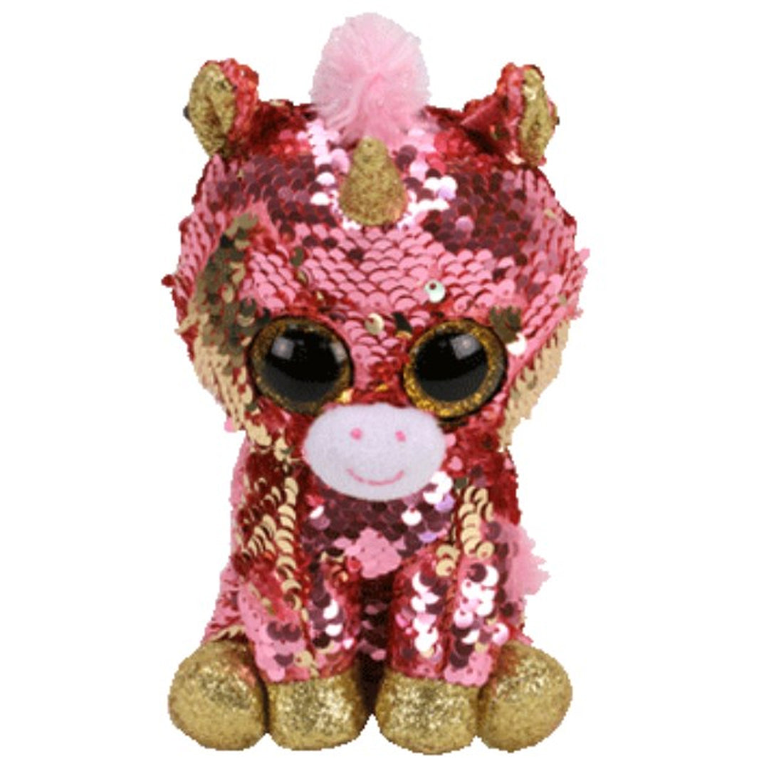 Buy Ty Boos Flippable Unicorn Coral Reg 6In | Yallatoys.com