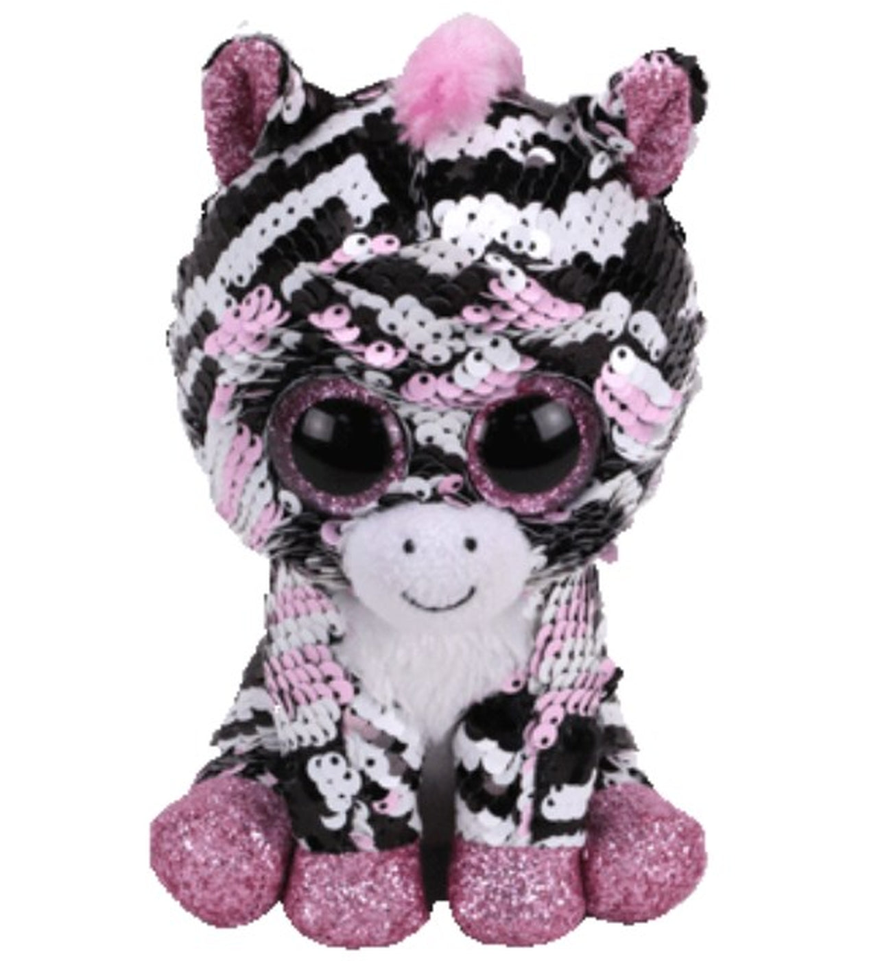 Buy Ty Boos Flippable Zebra Zoey Pink Reg 6In | Yallatoys.com