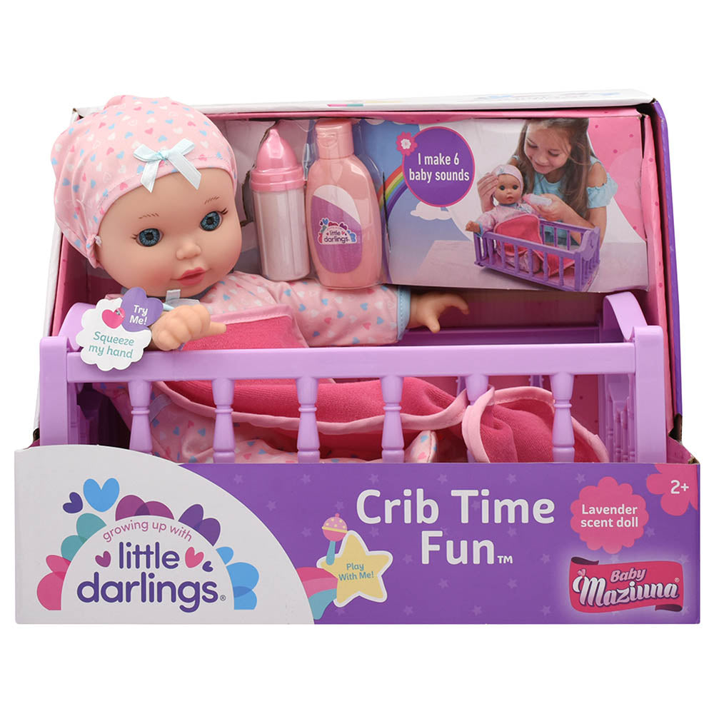 Buy Baby Maziuna Crib Time Fun Doll 12inch | Yallatoys.com
