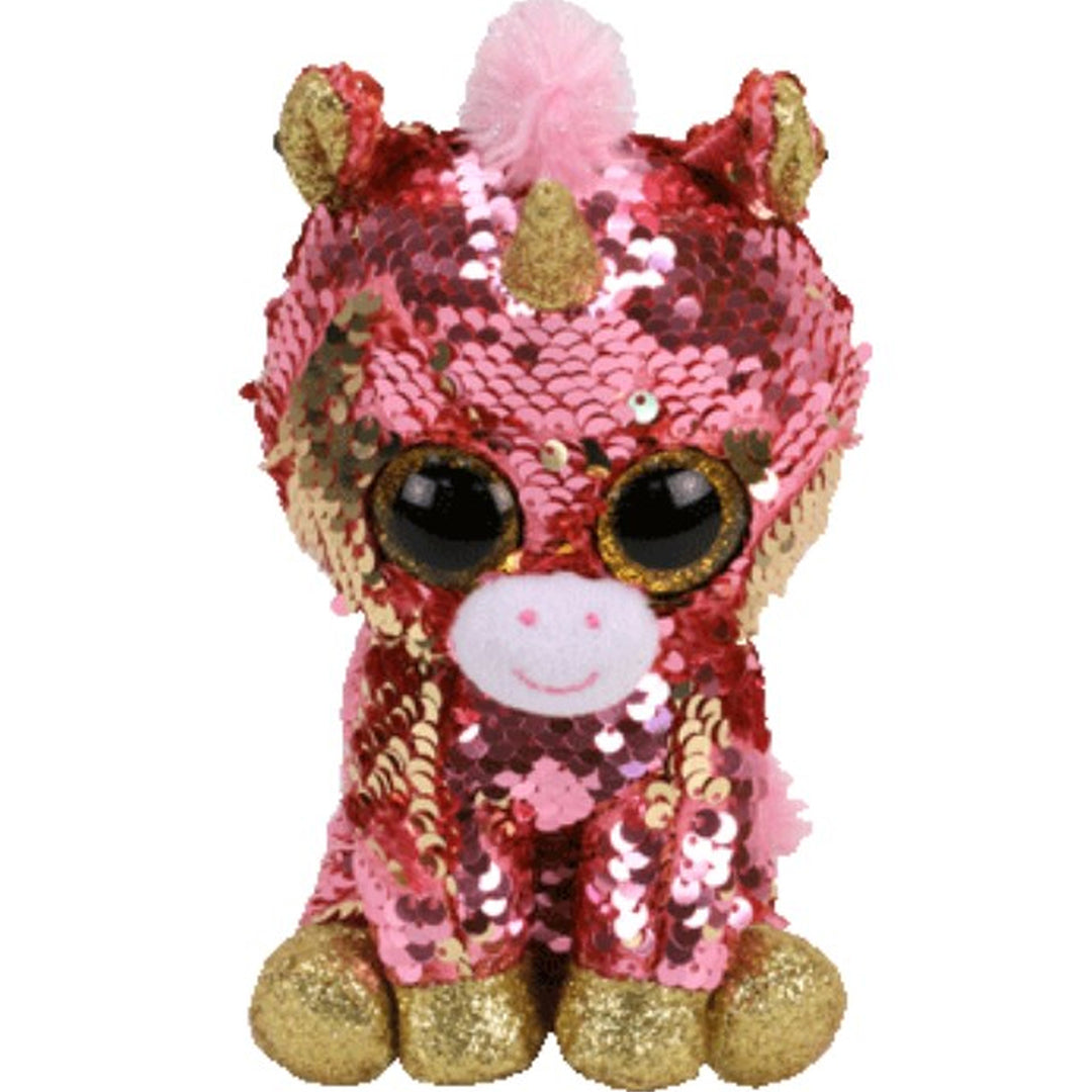 Buy TY Boos Flippable Unicorn Coral Medium 9inch | Yallatoys.com