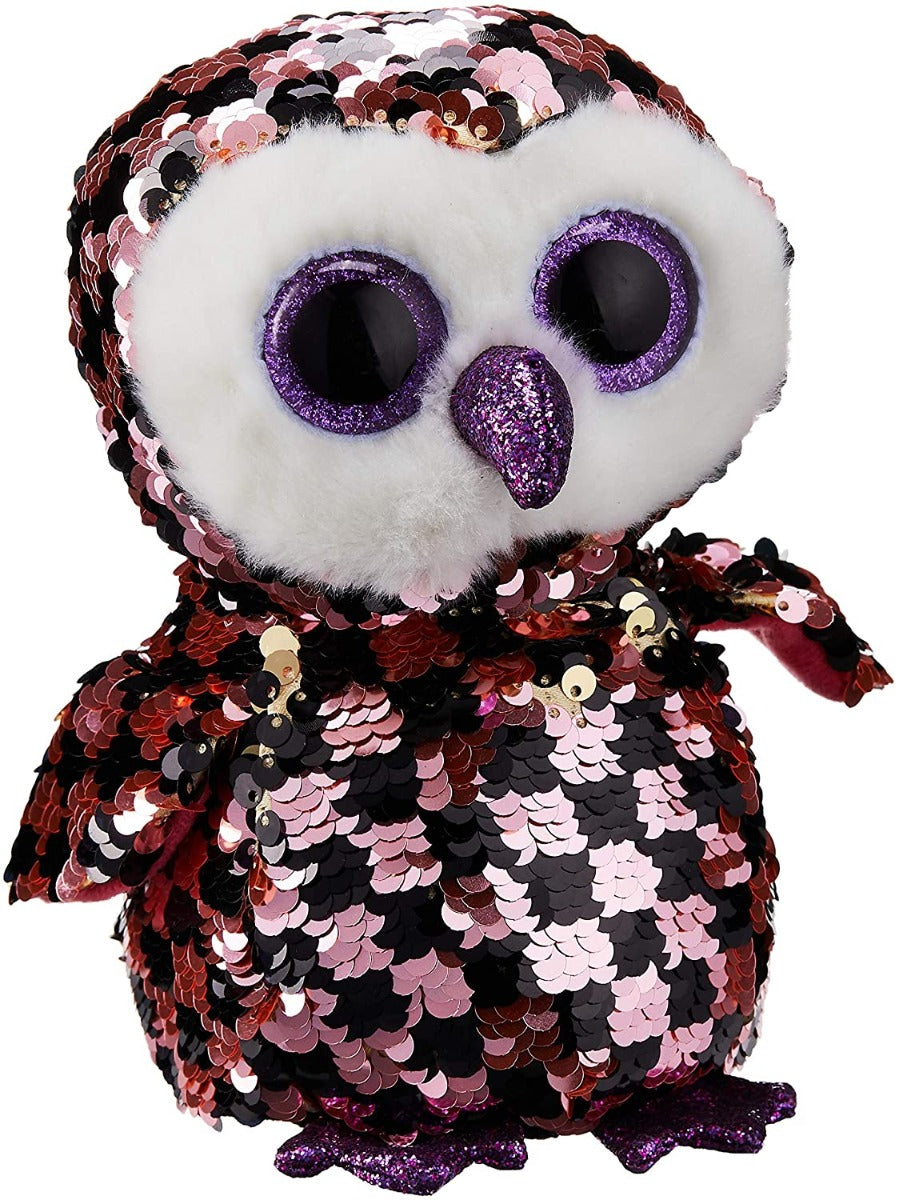 Buy TY Boos 9inch Flippable Owl Checks Medium | Yallatoys.com