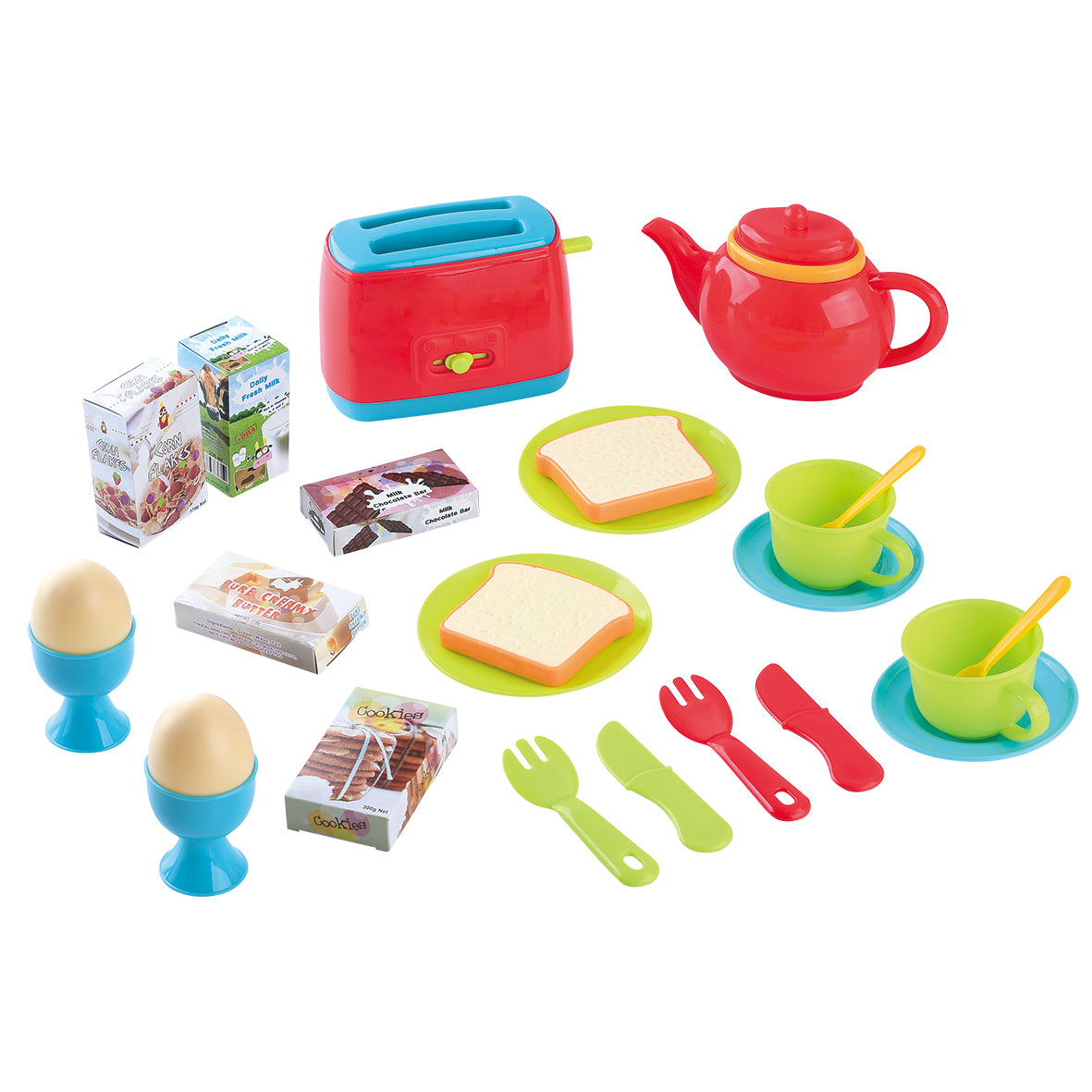 Playgo Breakfast Toaster Set 25Pcs Playgo Yallatoys