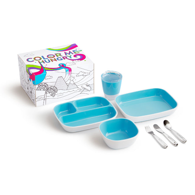 Munchkin Splash Dining Set Blue Munchkin Yallatoys