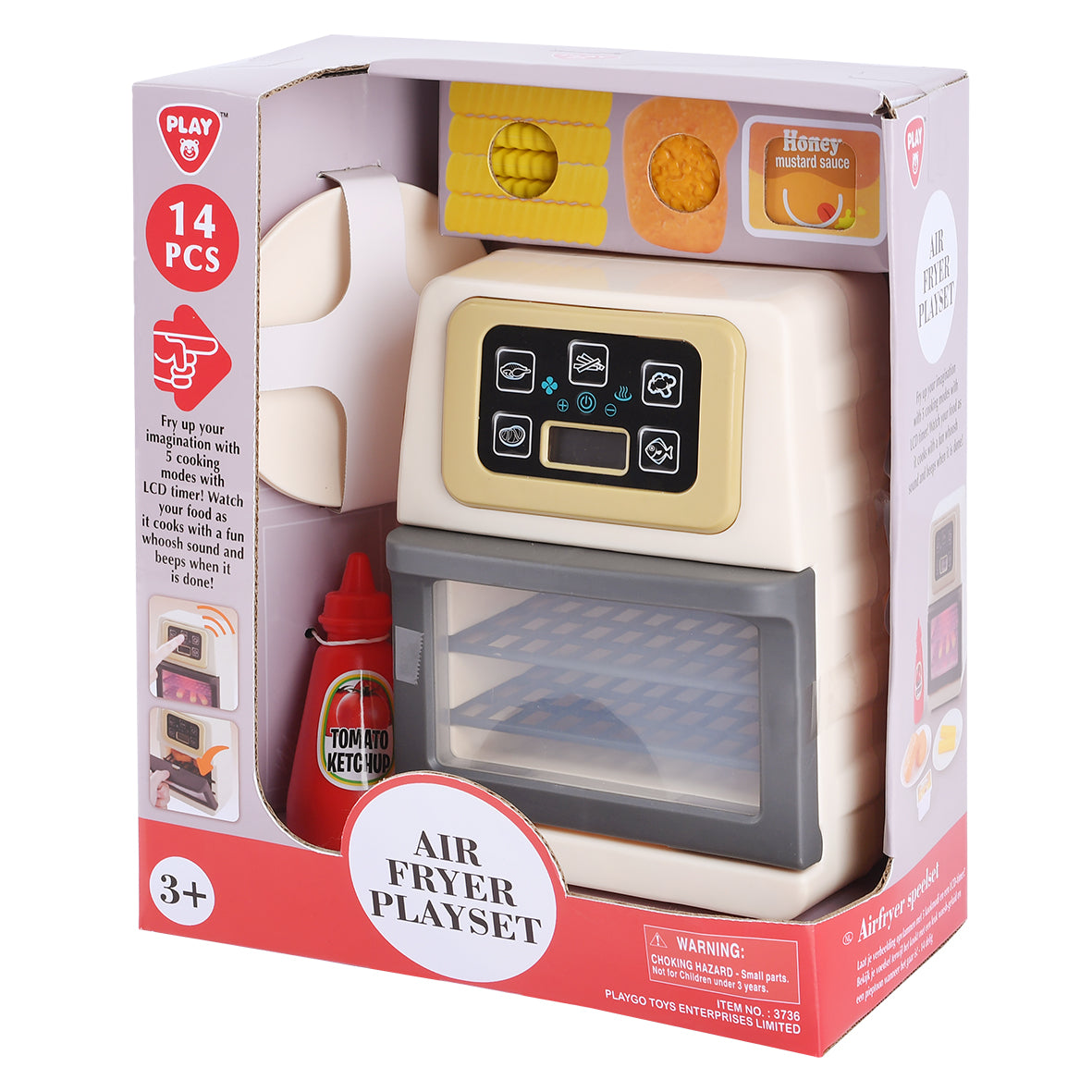 Playgo Air Fryer Playset 14Pcs Playgo Yallatoys