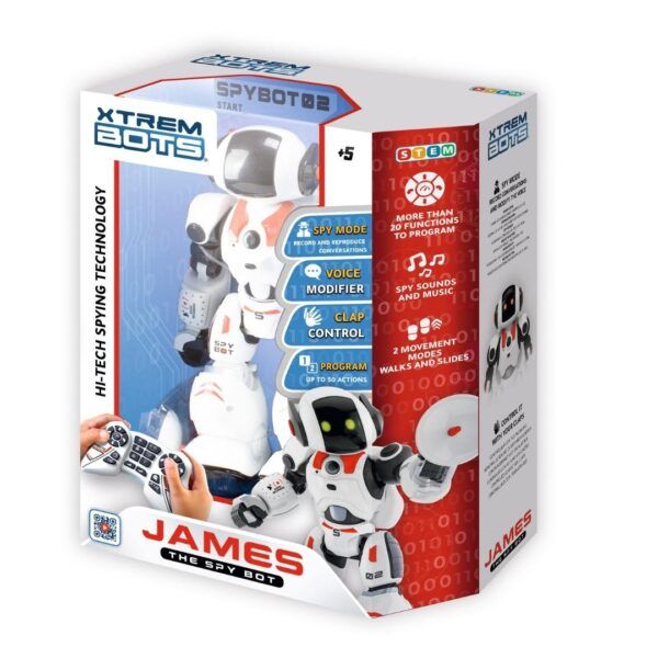 Buy Xtrem Bots James The Spy Bot Robotic Toy | Yallatoys.com