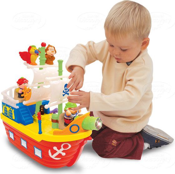 Buy Kiddieland Light N Sound Activity Pirate Boat | Yallatoys.com