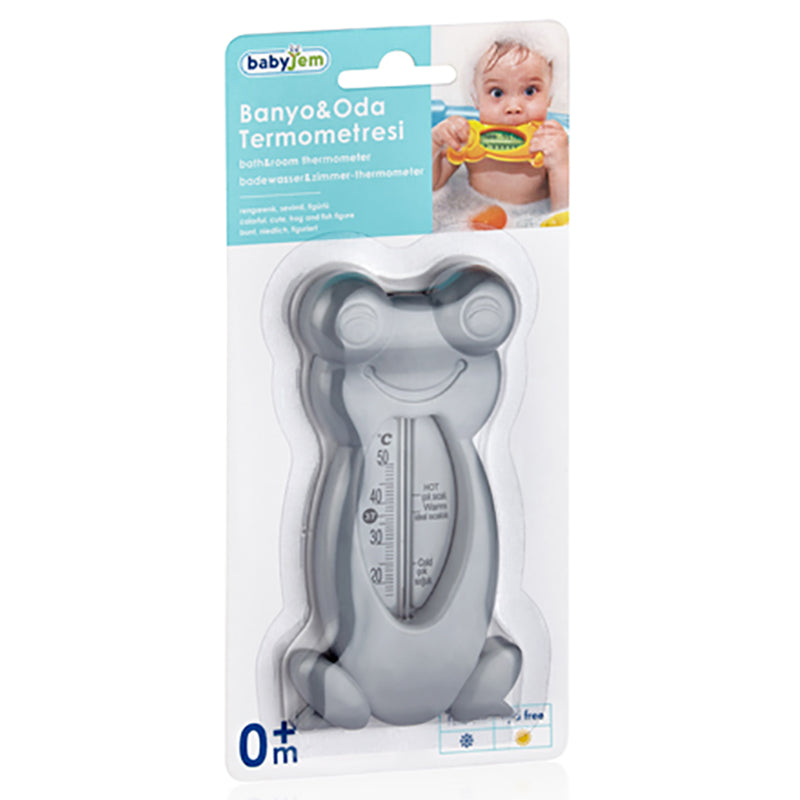 Babyjem Baby Bath & Room Thermometer Grey Babyjem Yallatoys