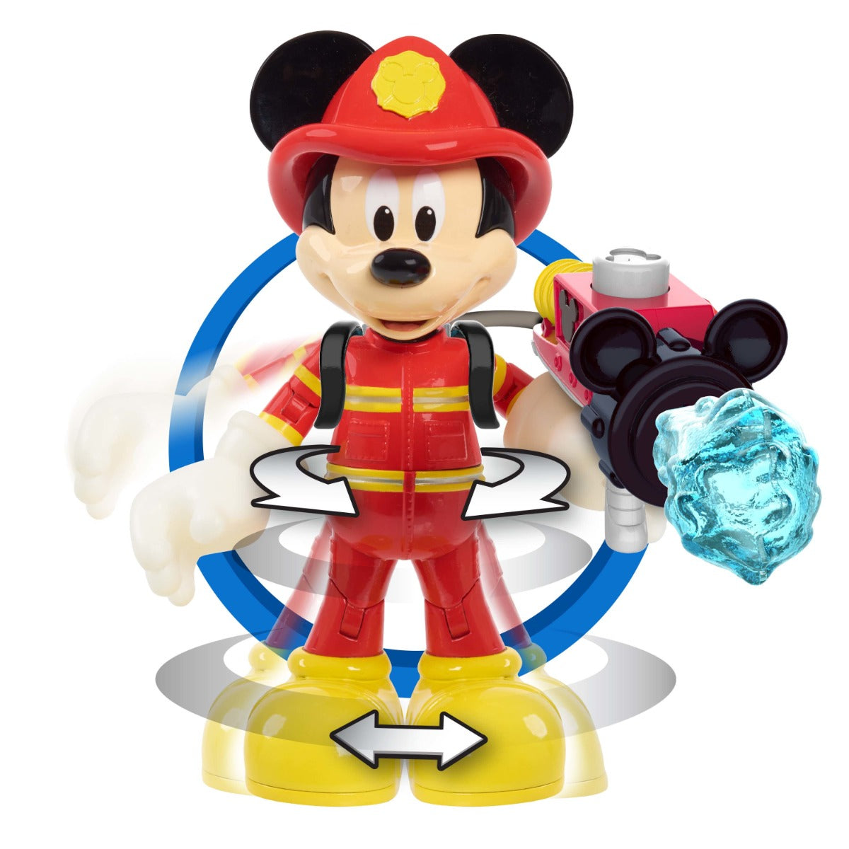 Buy Disney Junior Fire Rescue Mickey Mouse Articulated 6inch Figure and Accessories | Yallatoys.com