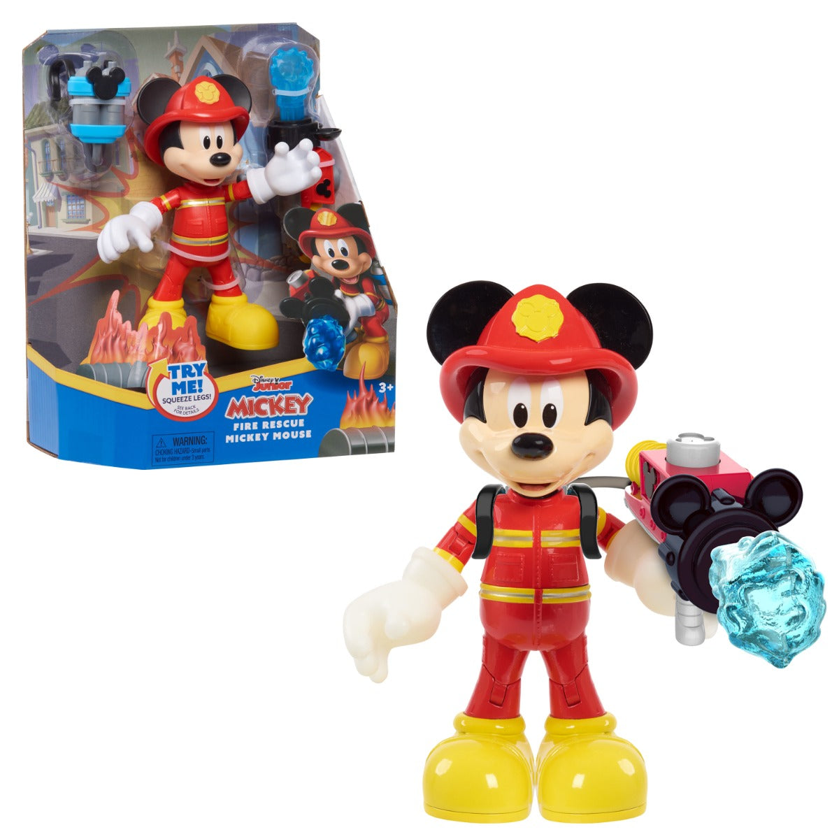 Buy Disney Junior Fire Rescue Mickey Mouse Articulated 6inch Figure and Accessories | Yallatoys.com