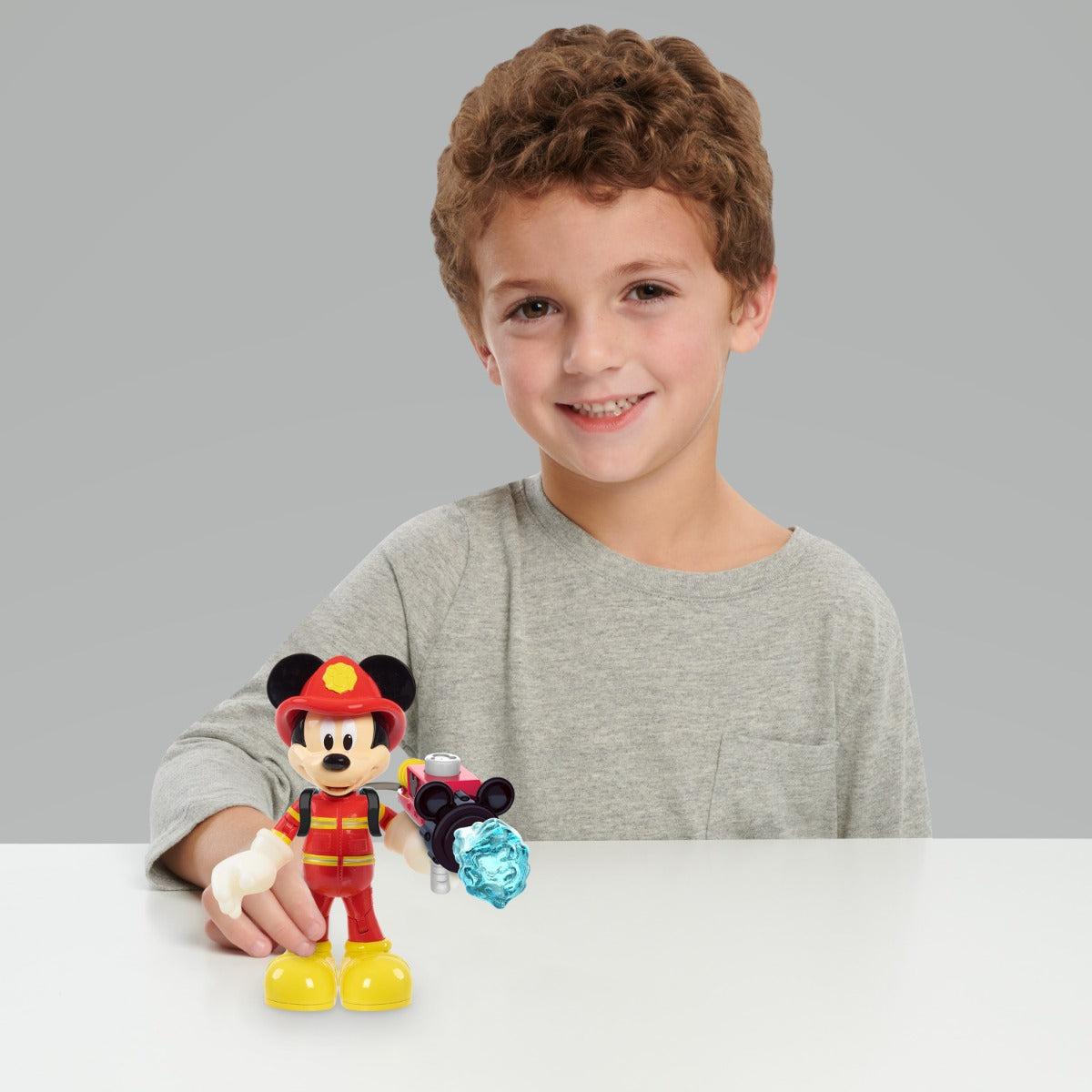 Buy Disney Junior Fire Rescue Mickey Mouse Articulated 6inch Figure and Accessories | Yallatoys.com