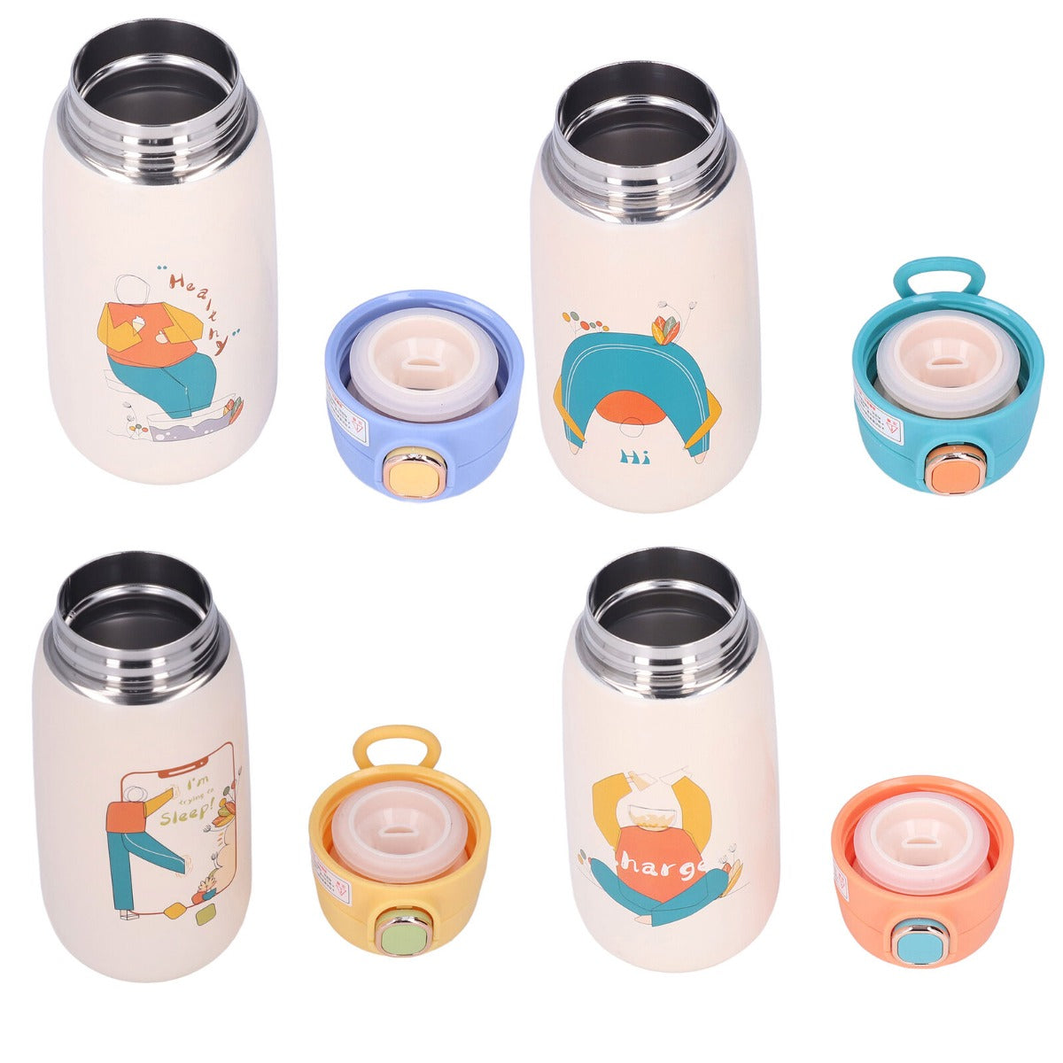 Home Basics Thermo Flask -Assorted Colours