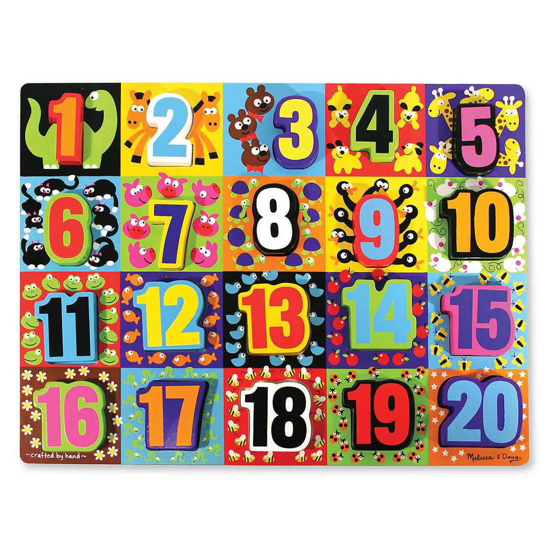 Buy Melissa & Doug Jumbo Numbers Chunky Puzzle | Yallatoys.com