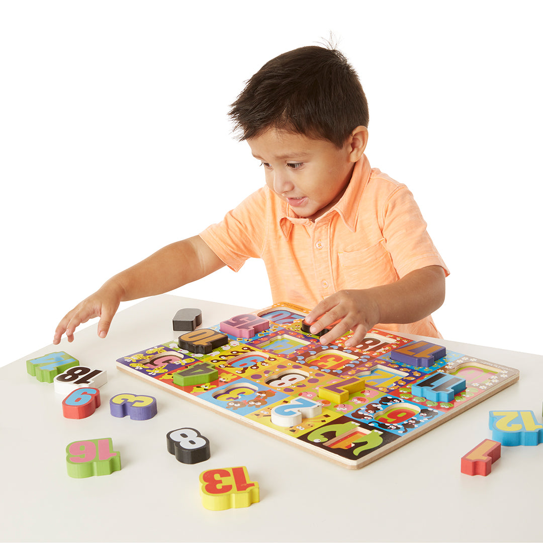 Buy Melissa & Doug Jumbo Numbers Chunky Puzzle | Yallatoys.com