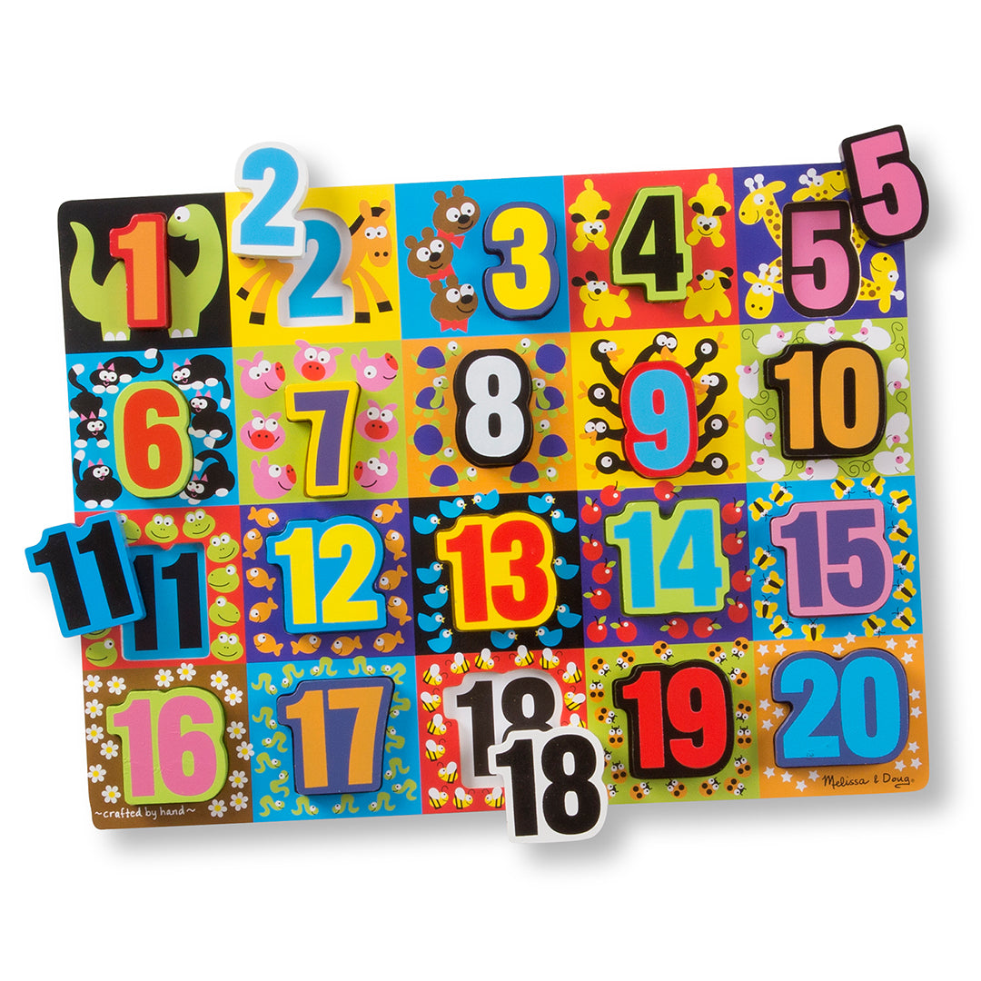 Buy Melissa & Doug Jumbo Numbers Chunky Puzzle | Yallatoys.com