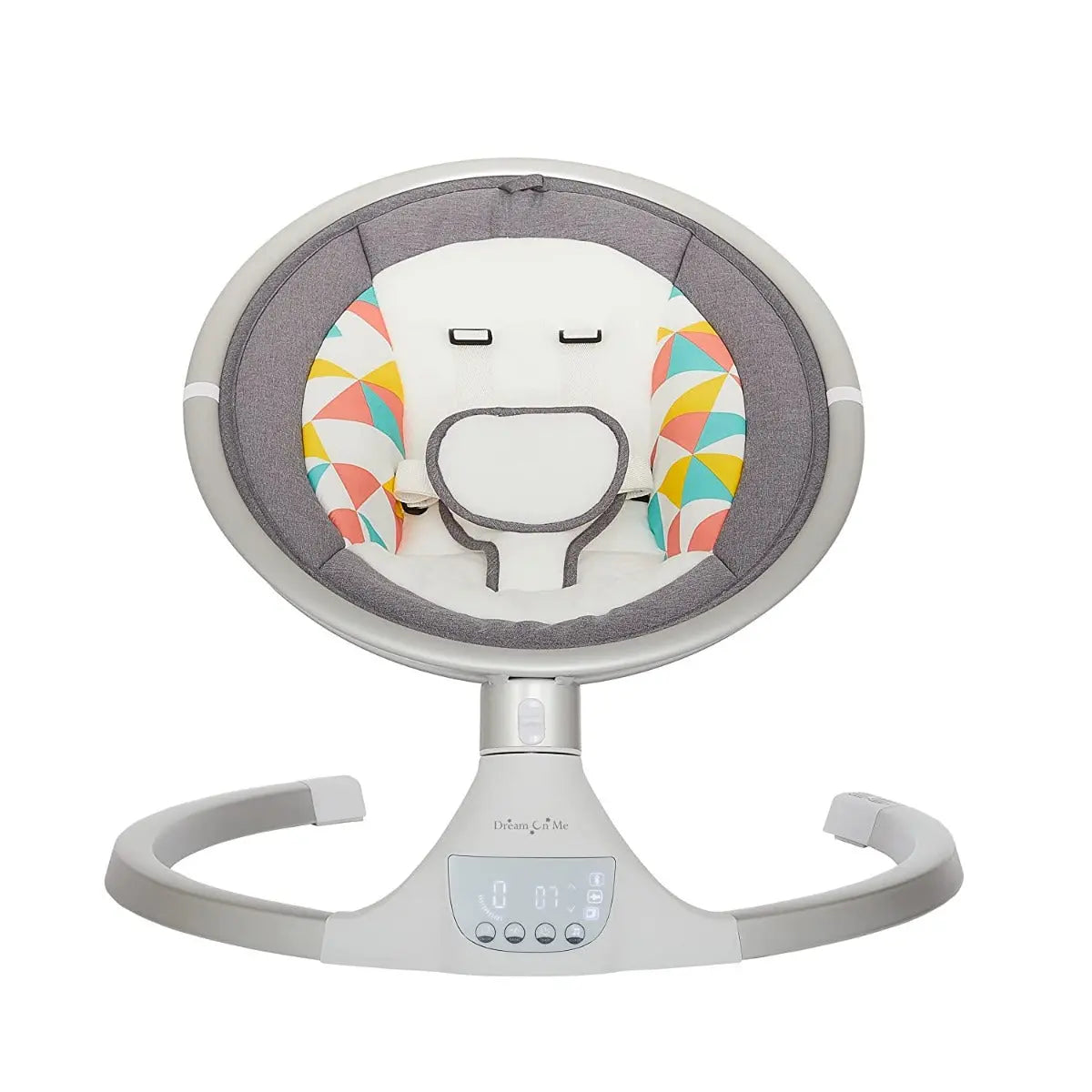 Dream On Me Zazu Cradling Swing Grey and Pink Dream On Me Yallatoys