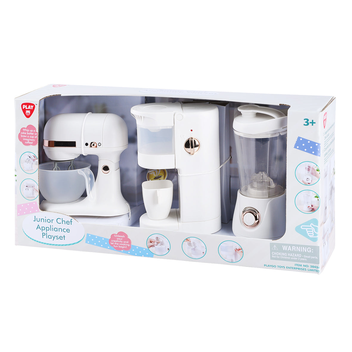 Playgo Junior Chef Appliance Playset White Playgo Yallatoys