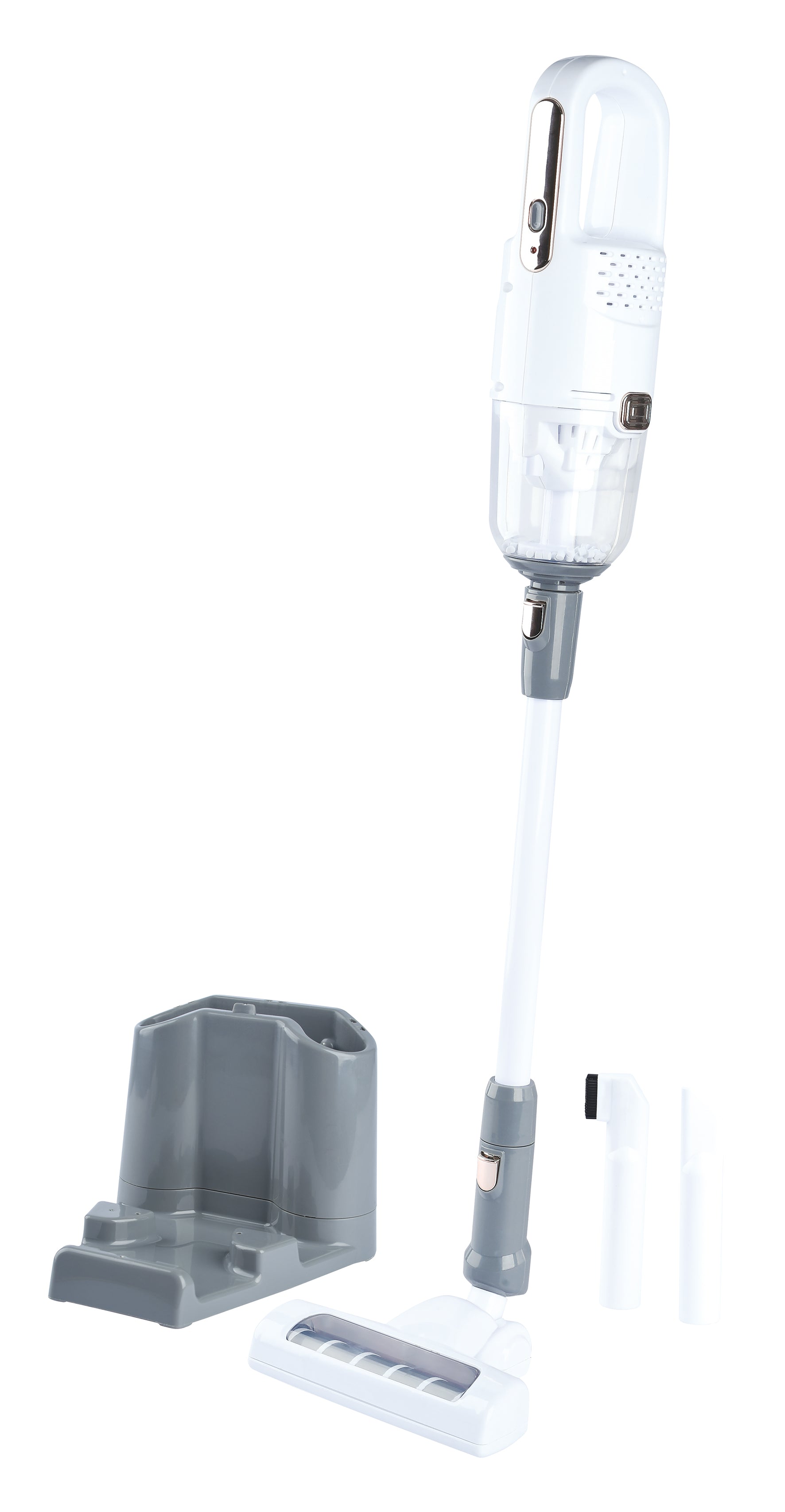 Playgo Cordless Vacuum Cleaner White 7Pcs Playgo Yallatoys