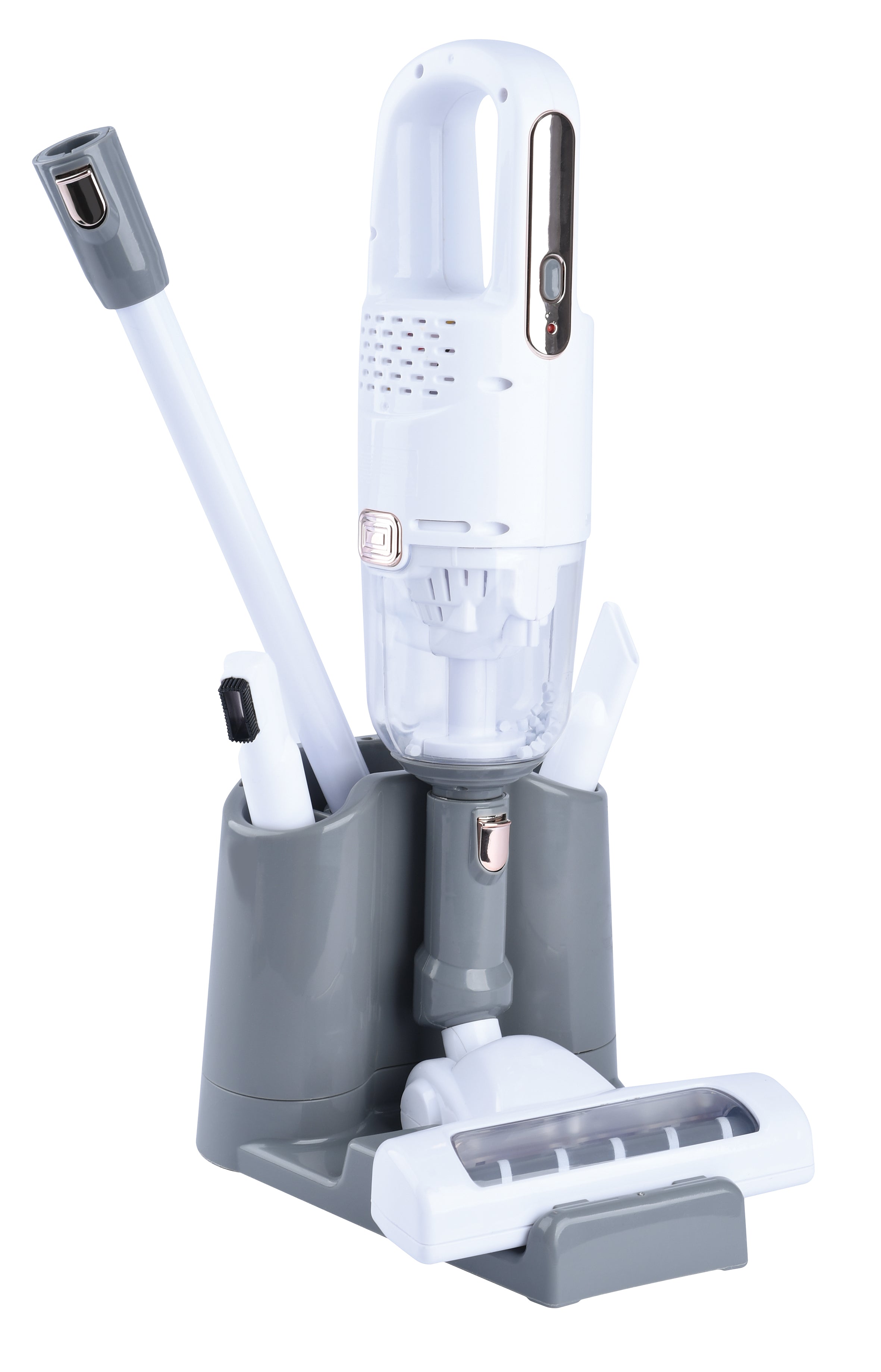 Playgo Cordless Vacuum Cleaner White 7Pcs Playgo Yallatoys