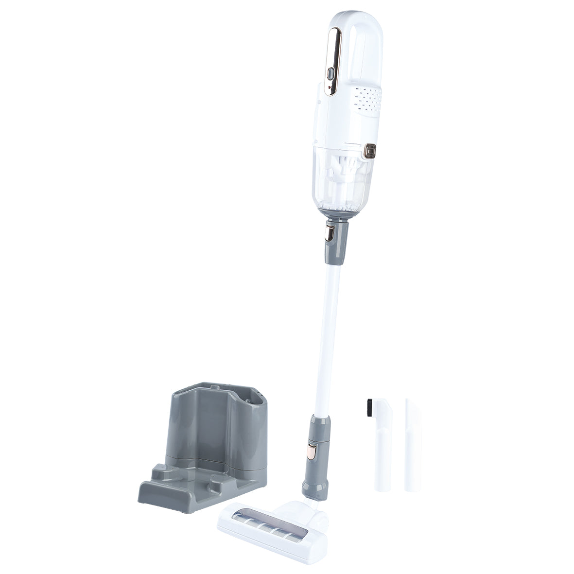 Playgo Cordless Vacuum Cleaner White 7Pcs Playgo Yallatoys