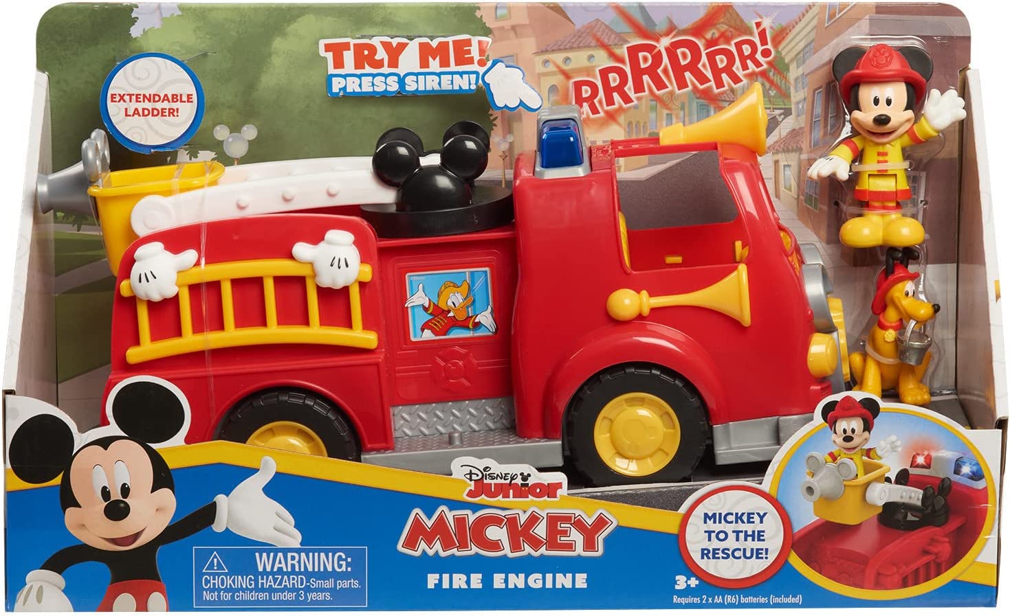 Buy Disney Mickey Mouse Mickey Fire Engine Vehicle | Yallatoys.com