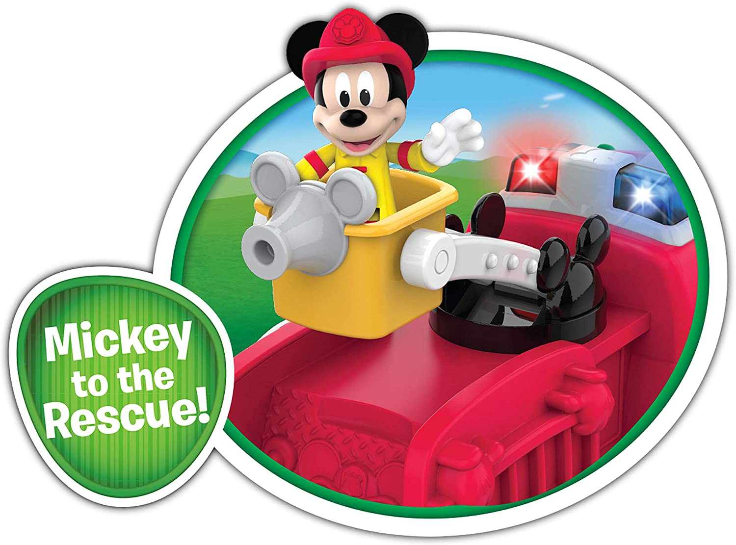 Buy Disney Mickey Mouse Mickey Fire Engine Vehicle | Yallatoys.com