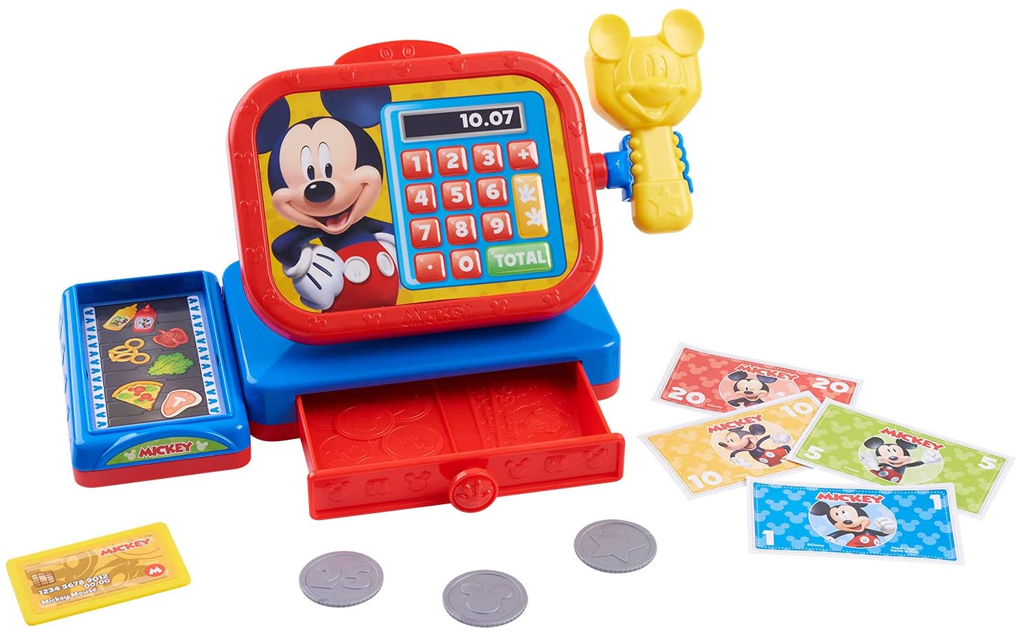Buy Disney Mickey Mouse Funhouse Cash Register with Realistic Sounds | Yallatoys.com