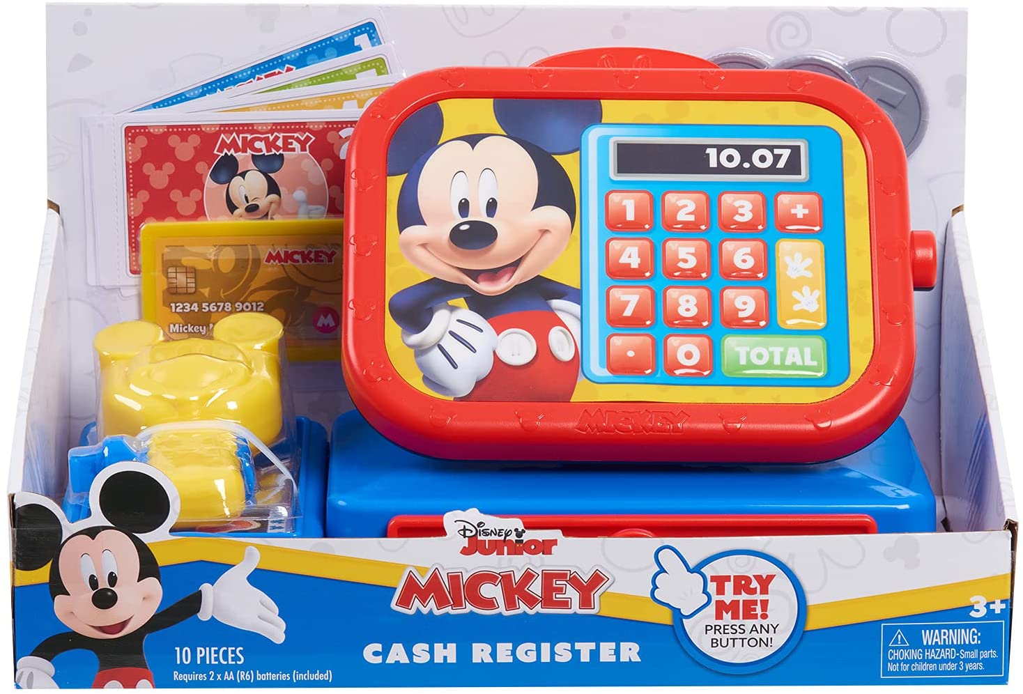 Buy Disney Mickey Mouse Funhouse Cash Register with Realistic Sounds | Yallatoys.com