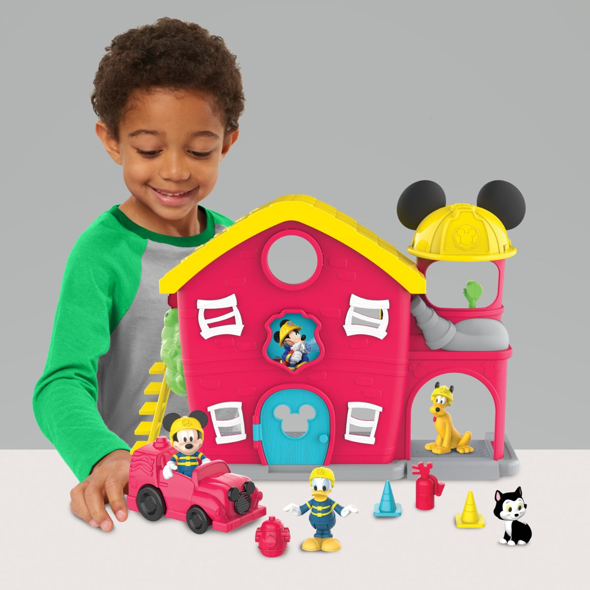 Buy Disney Mickey Mouse Firehouse Playset | Yallatoys.com