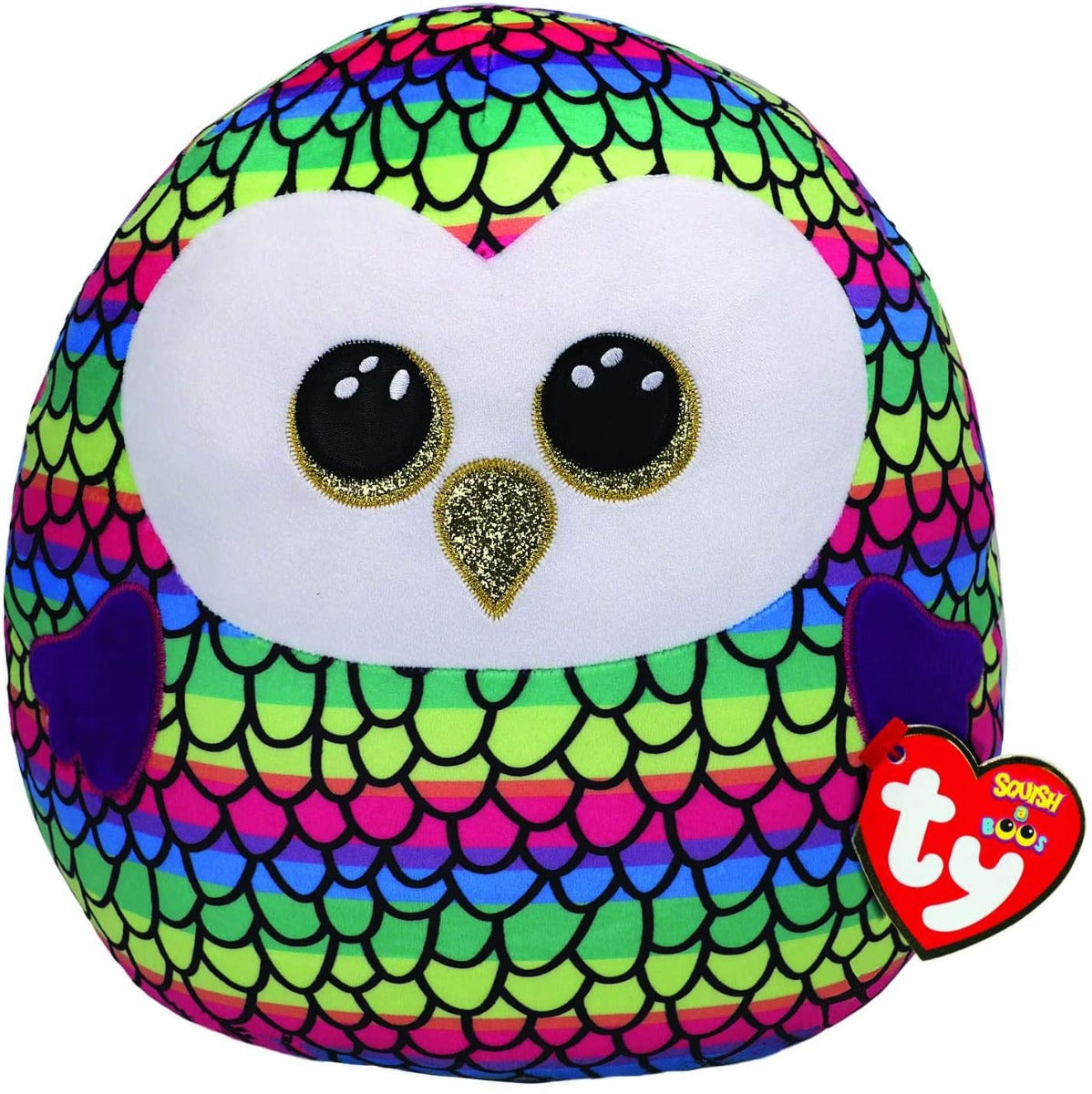 Buy TY Squish a Boos Owl Owen 14inch Super Soft Huggable Cushion Plush Pillow | Yallatoys.com