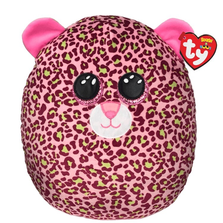 Buy TY Squish A Boos Leopard Lainey Plush 14inch Pillow Plush | Yallatoys.com