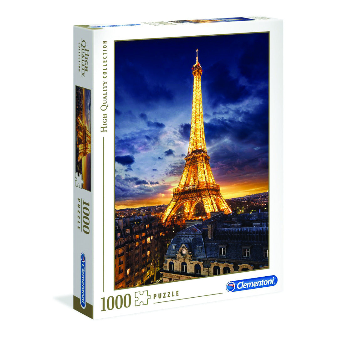 Buy Clementoni Tour Eiffel Puzzles 1000 pieces Puzzle | Yallatoys.com
